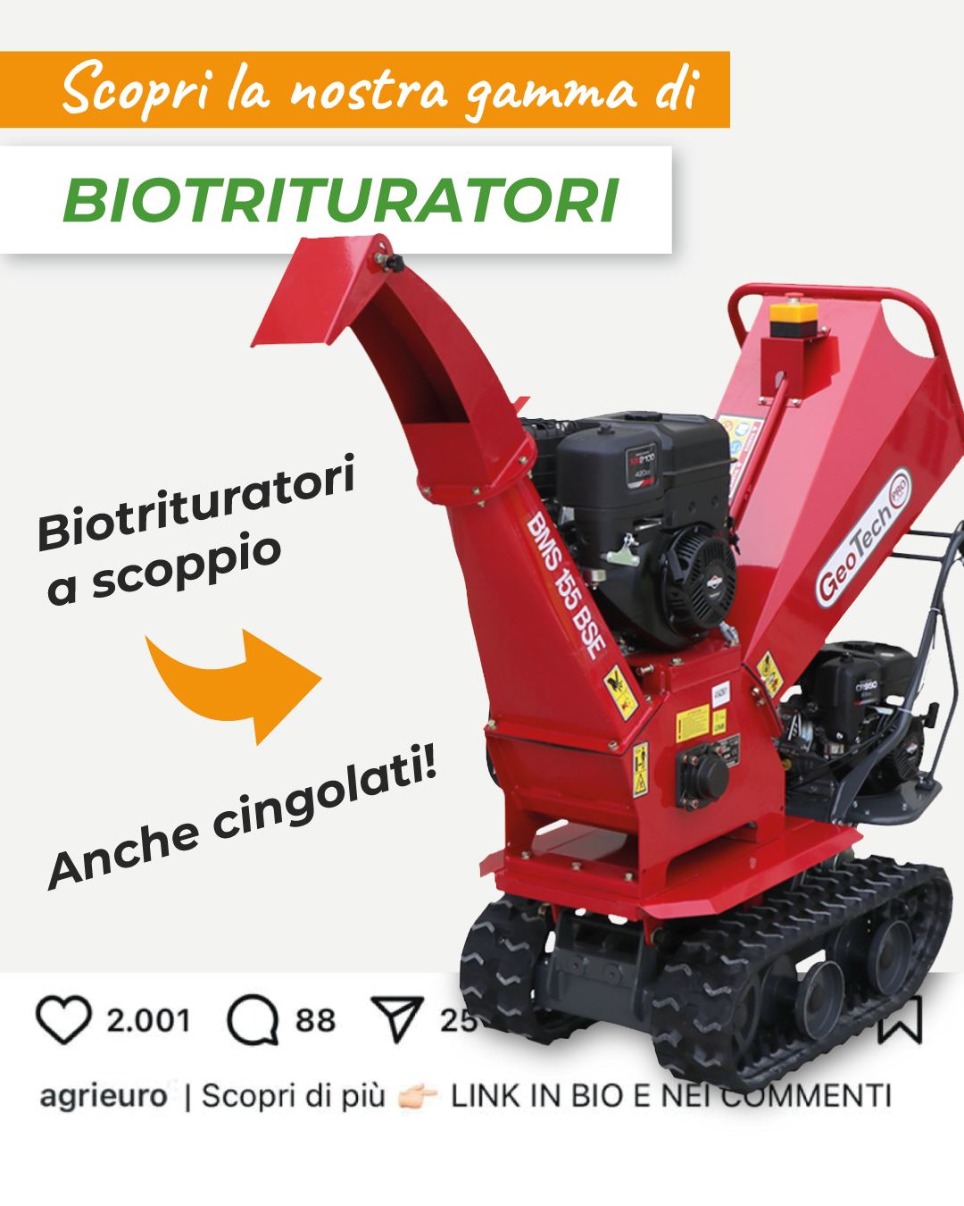 AgriEuro Facebook ad: Vuoi dare una nuova vita agli scarti da…