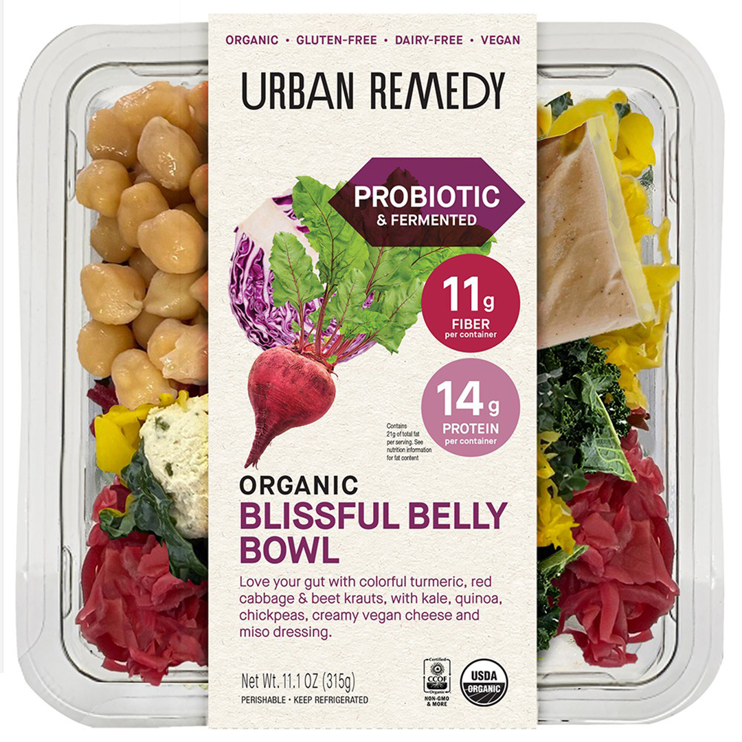 Urban Remedy Facebook ad: Give Your Belly A Taste of Bliss