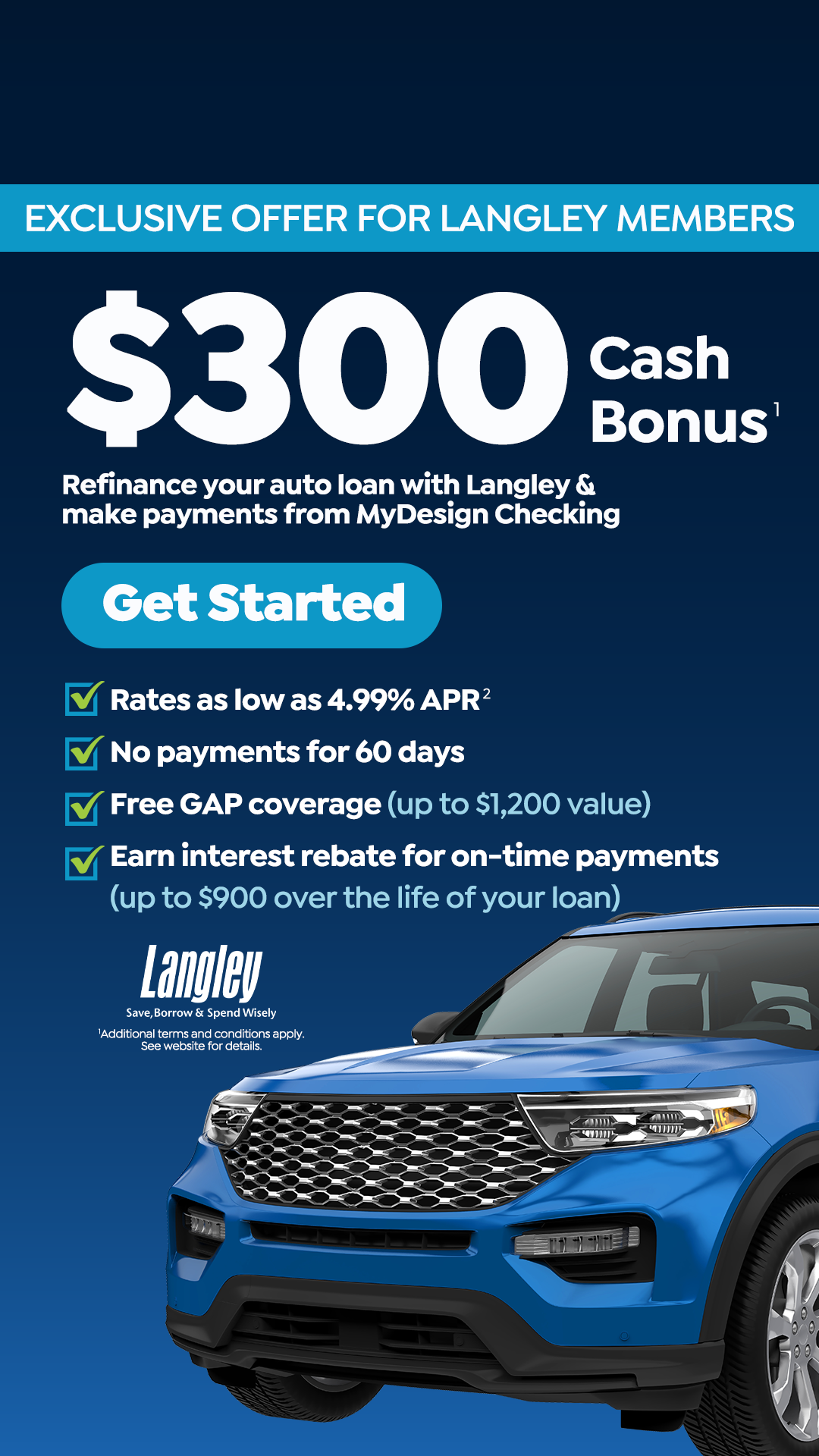 Langley Federal Credit Union Facebook ad