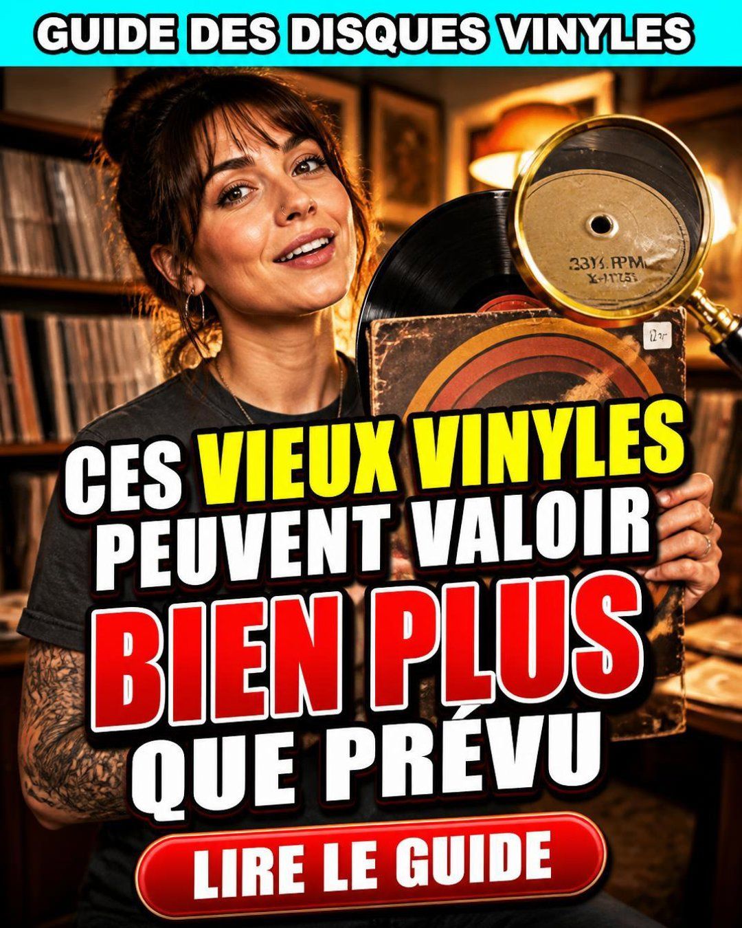Lifestyle 1st Facebook ad: Disques vinyles anciens de valeur: 5 facteurs à connaître