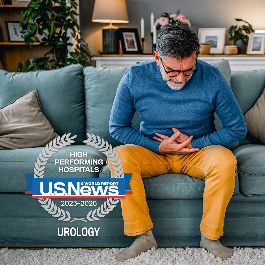 St. Peter's Health Partners Facebook ad: High Performing Urology Care.