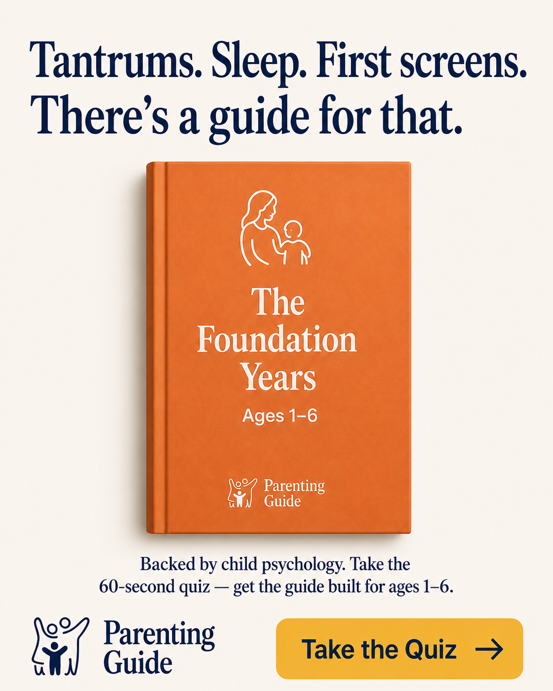 Parenting Guide Facebook ad: Parenting Hacks for Every Age