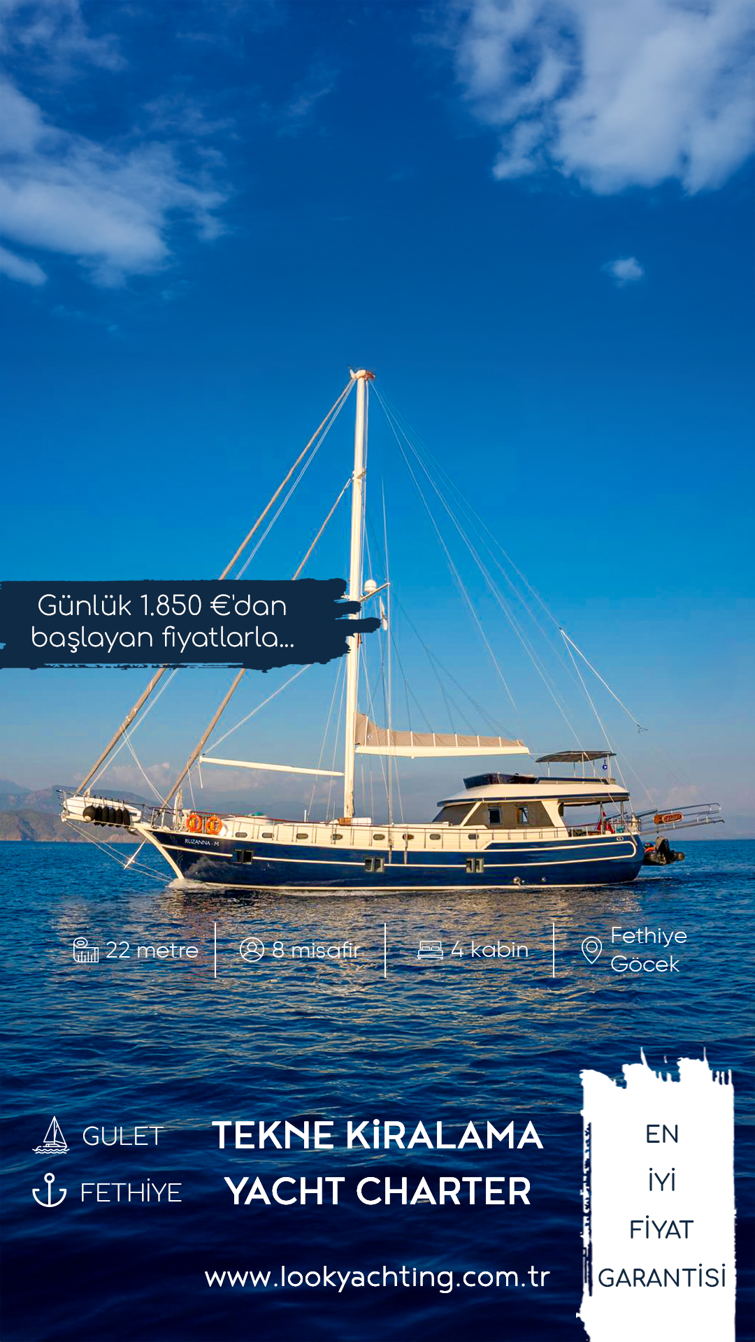 LookYachting Facebook ad