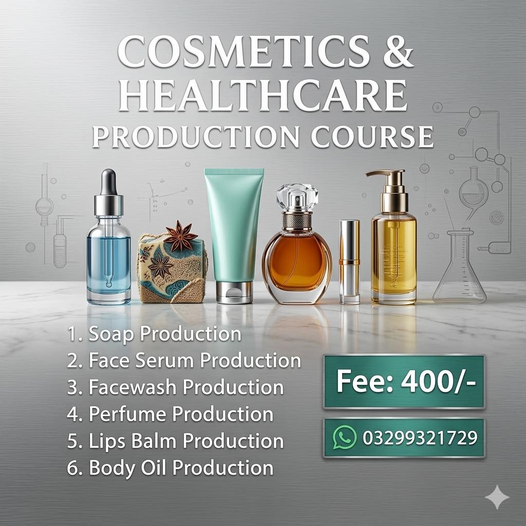 Amaraf Academy Facebook ad: Master the Art of Cosmetic Formulation!
