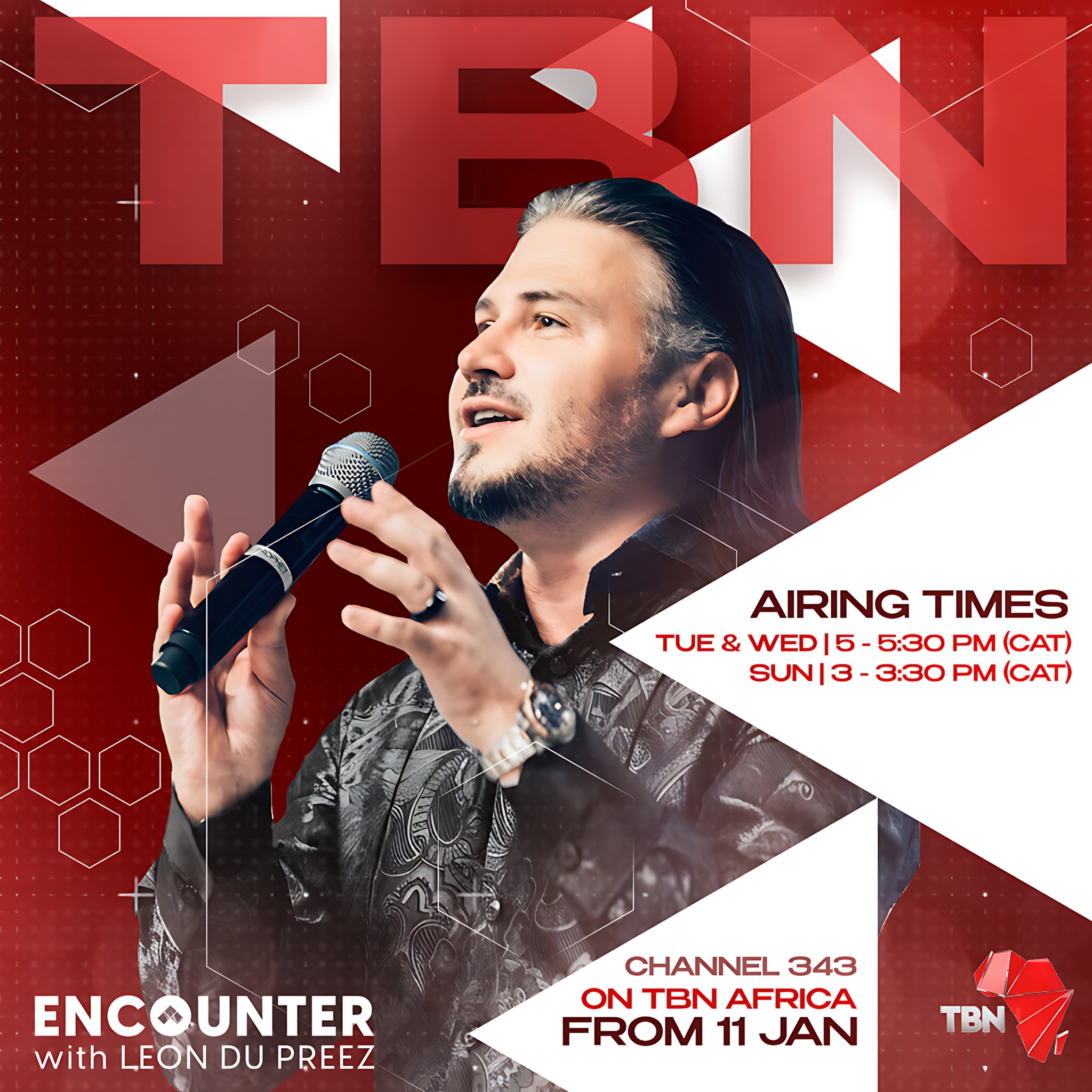 Leon du Preez Facebook ad: AIRING TIMES for’ Encounter with Leon du Preez’…