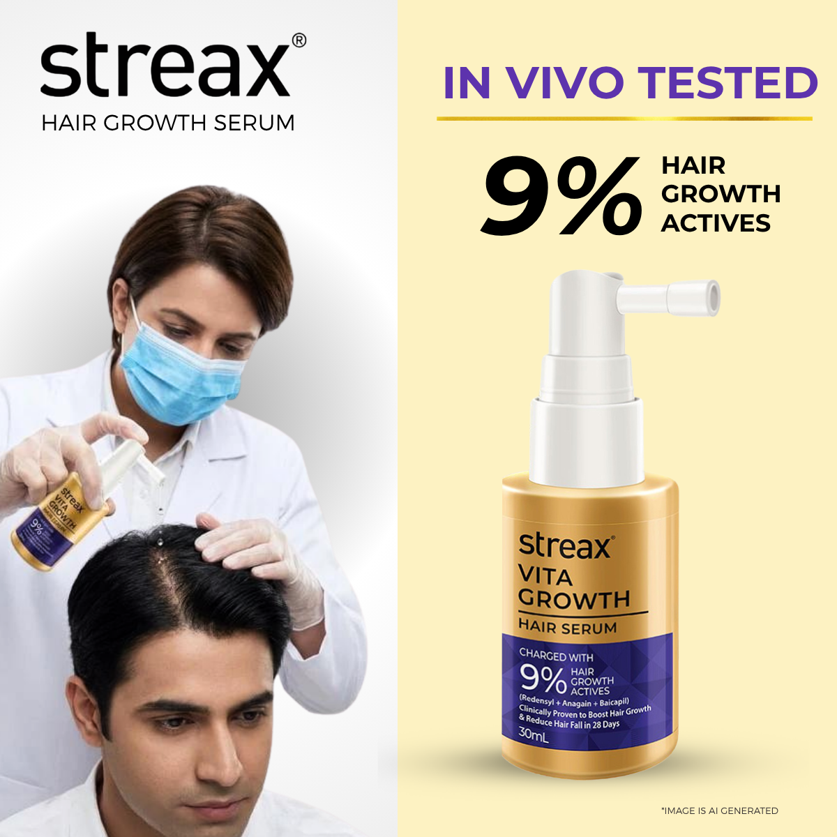 Streax.Hair Facebook ad