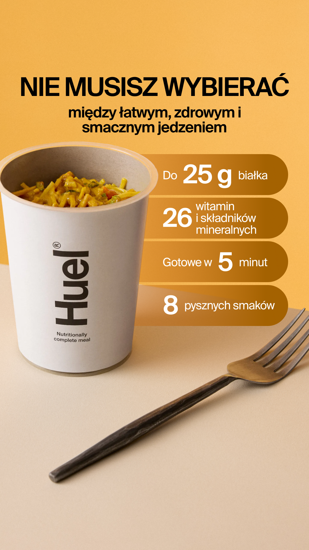 Huel Facebook ad