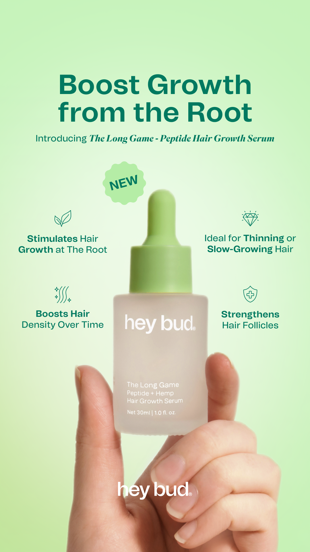 Hey Bud Skincare Facebook ad