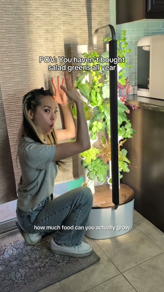 Gardyn Facebook ad: Your kitchen, now a fresh greens garden