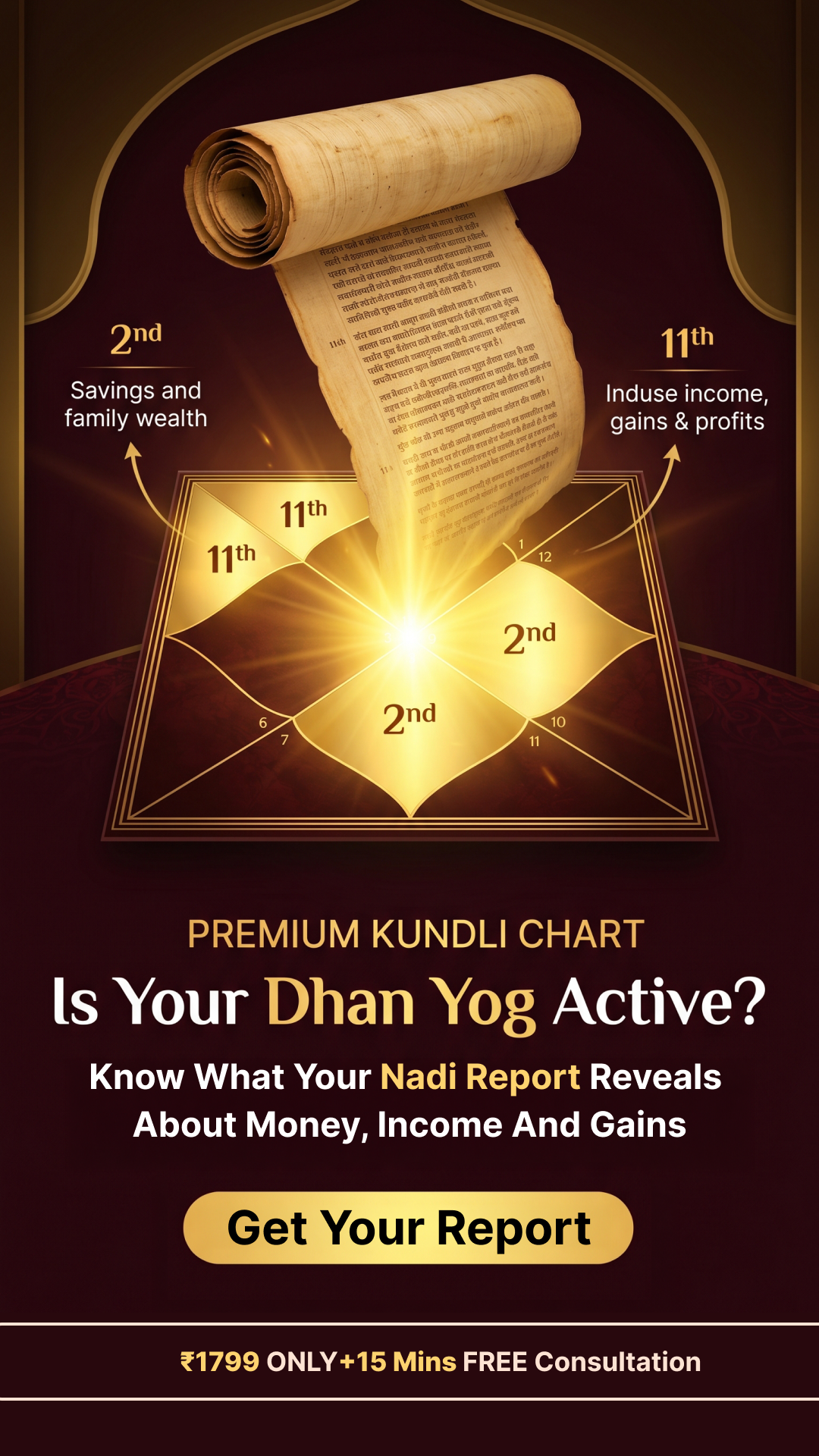 Nadi Astrology Insights Facebook ad