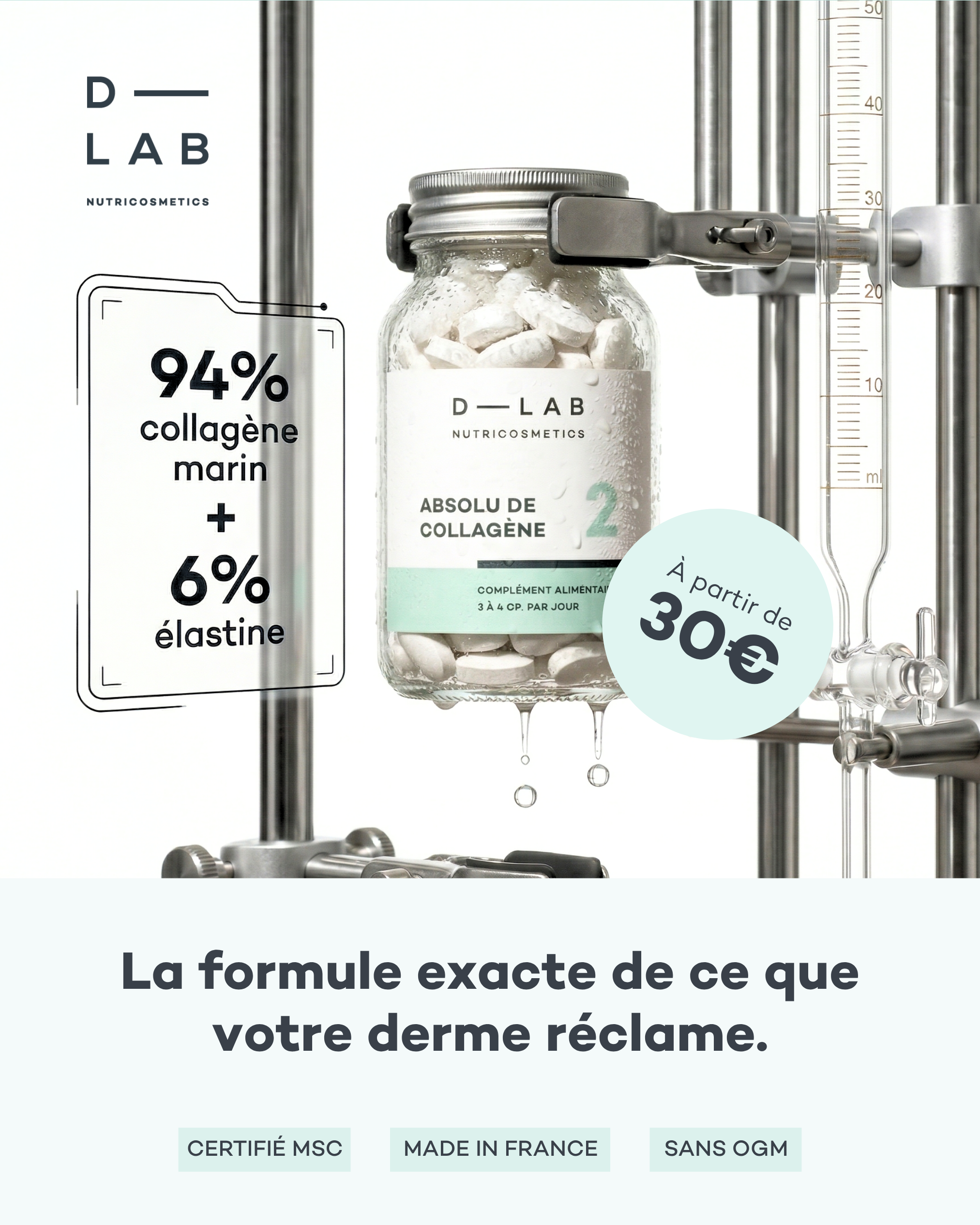 D-LAB NUTRICOSMETICS Facebook ad