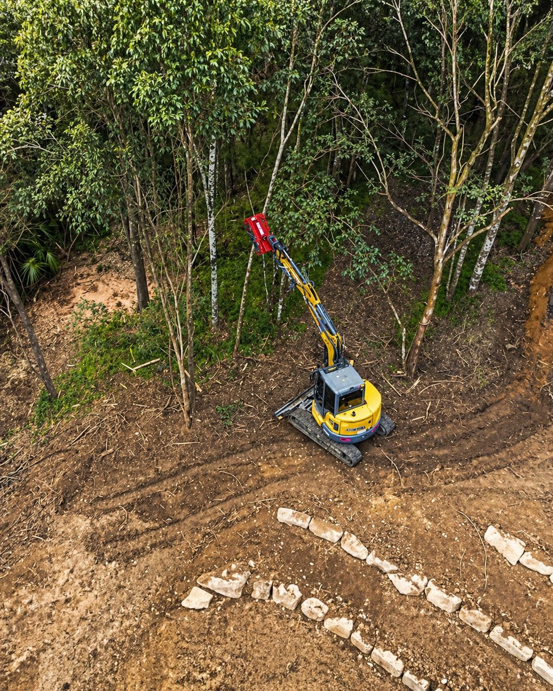 Beaver Mulching Facebook ad: Got steep, overgrown or hard-to-reach land?