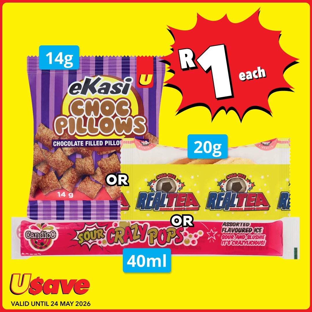 Usave South Africa Facebook ad: SAVE BIG on everyday must-haves with our unbeatable…