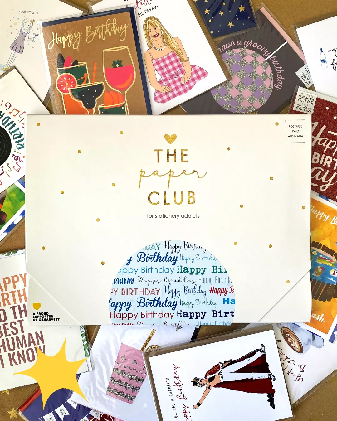 The Paper Club by CBC Facebook ad: Your Birthday Card Stash, Sorted