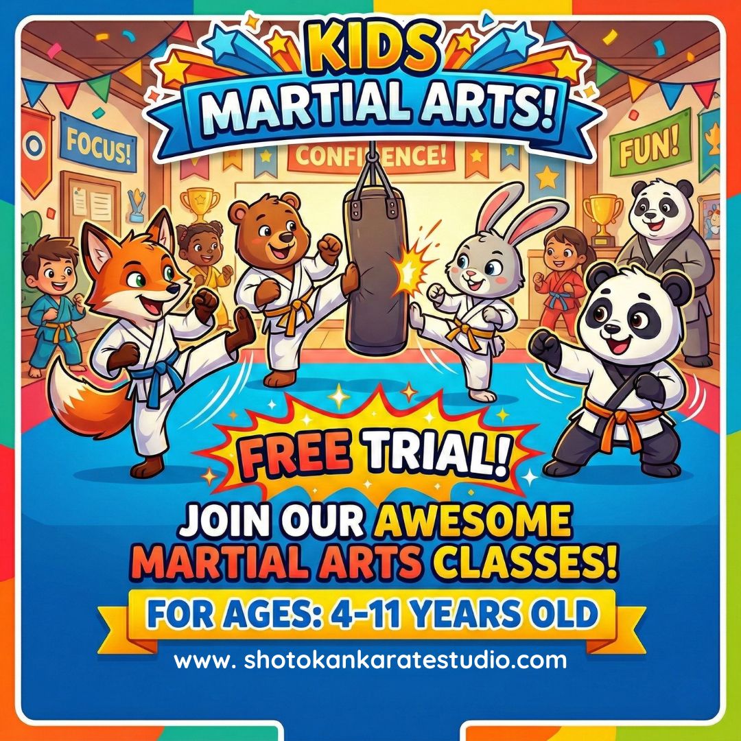 Shotokan Karate Studio Facebook ad: Free Trial