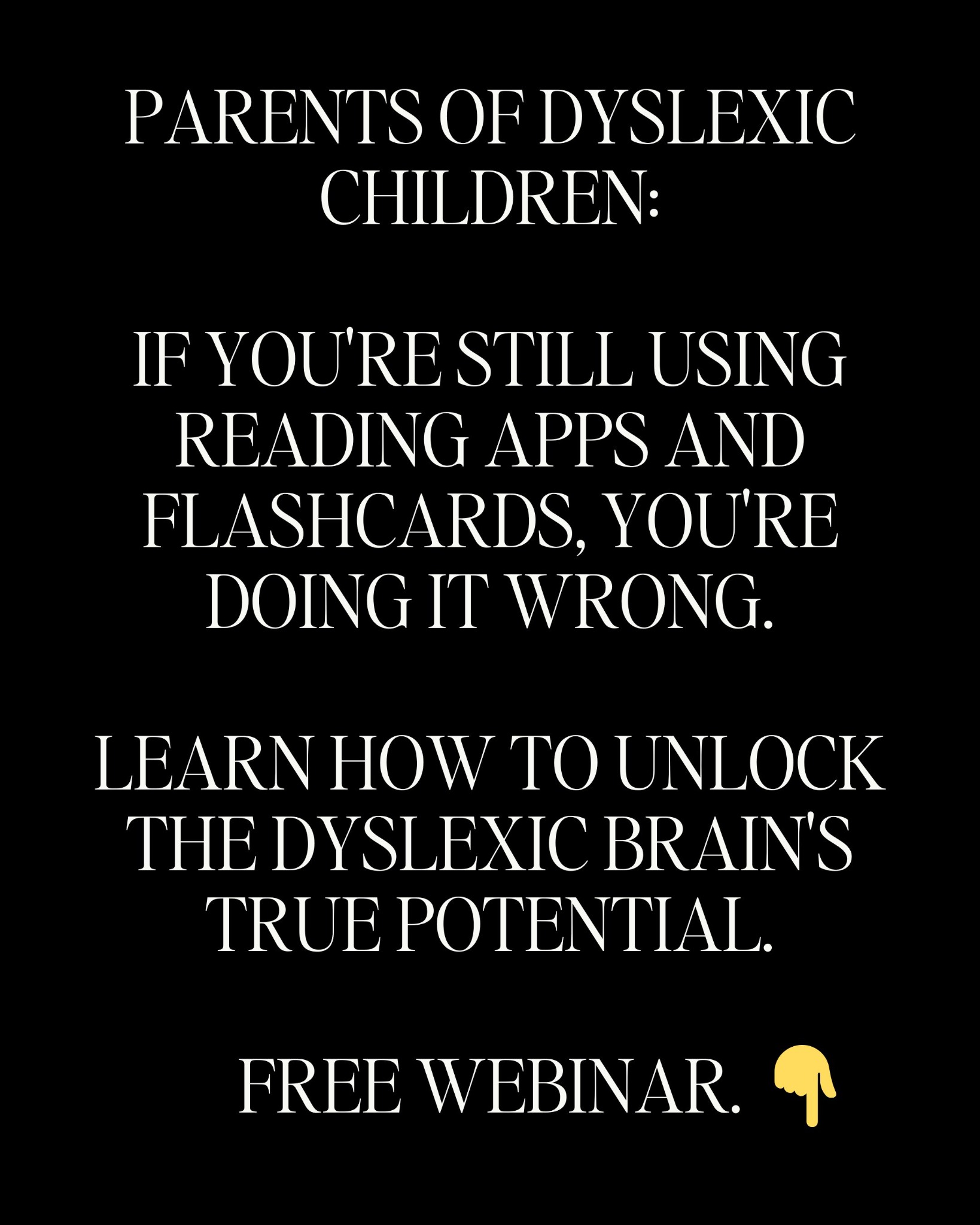Retrain the Dyslexic Brain with Dr. Rebecca Troy Facebook ad: Parents Of Children With Dyslexia