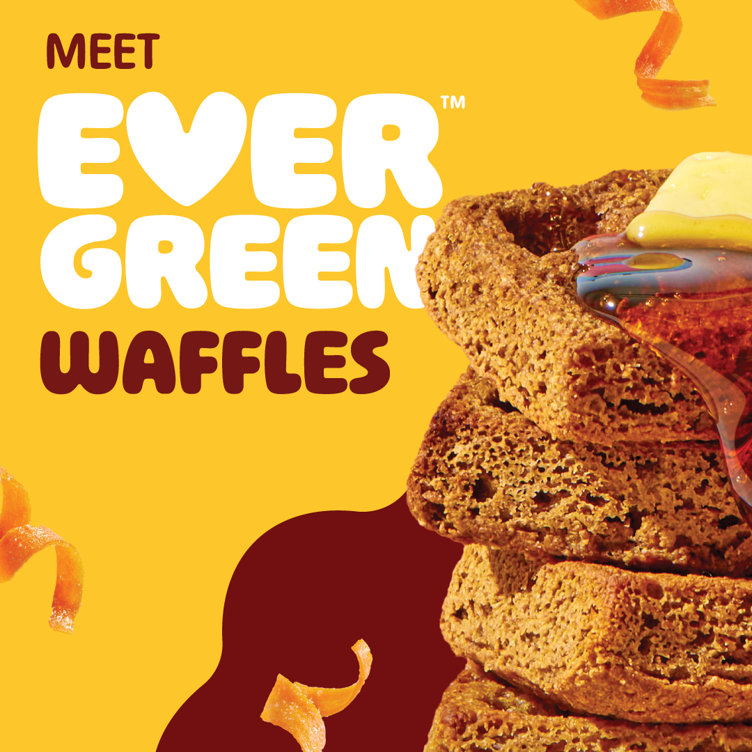 Evergreen Waffles Facebook ad