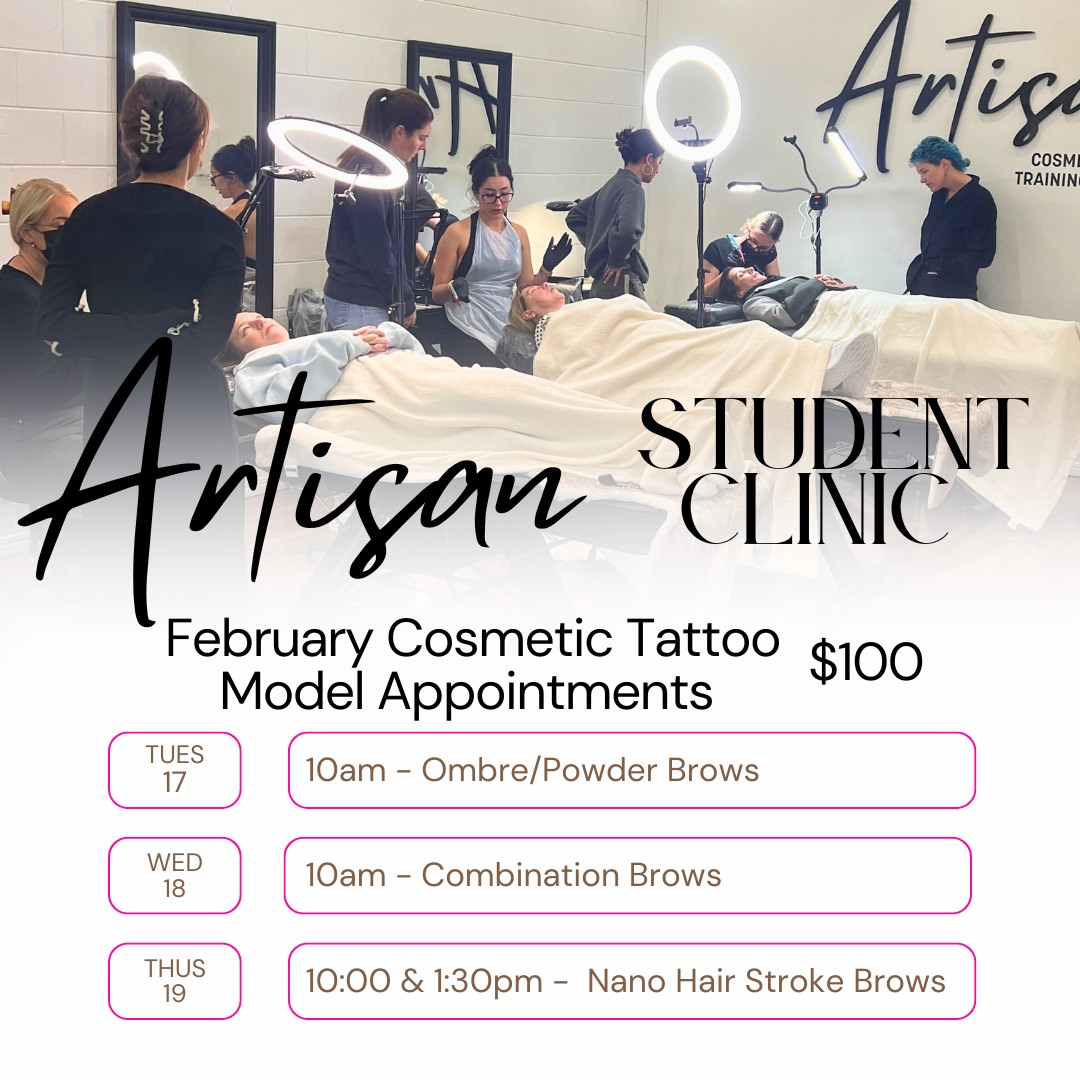 Artisan Cosmetic Tattoo and Training Academy RTO 46085 Facebook ad