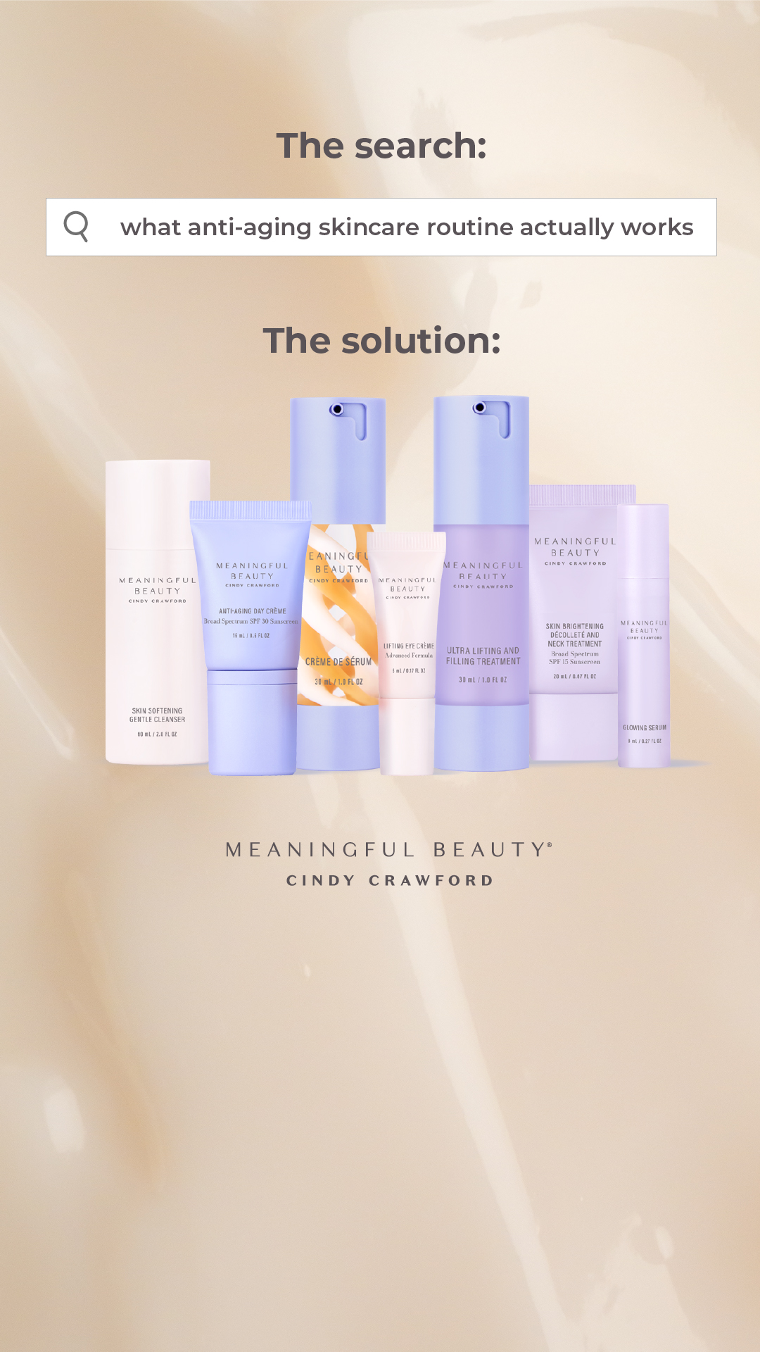 Meaningful Beauty Facebook ad