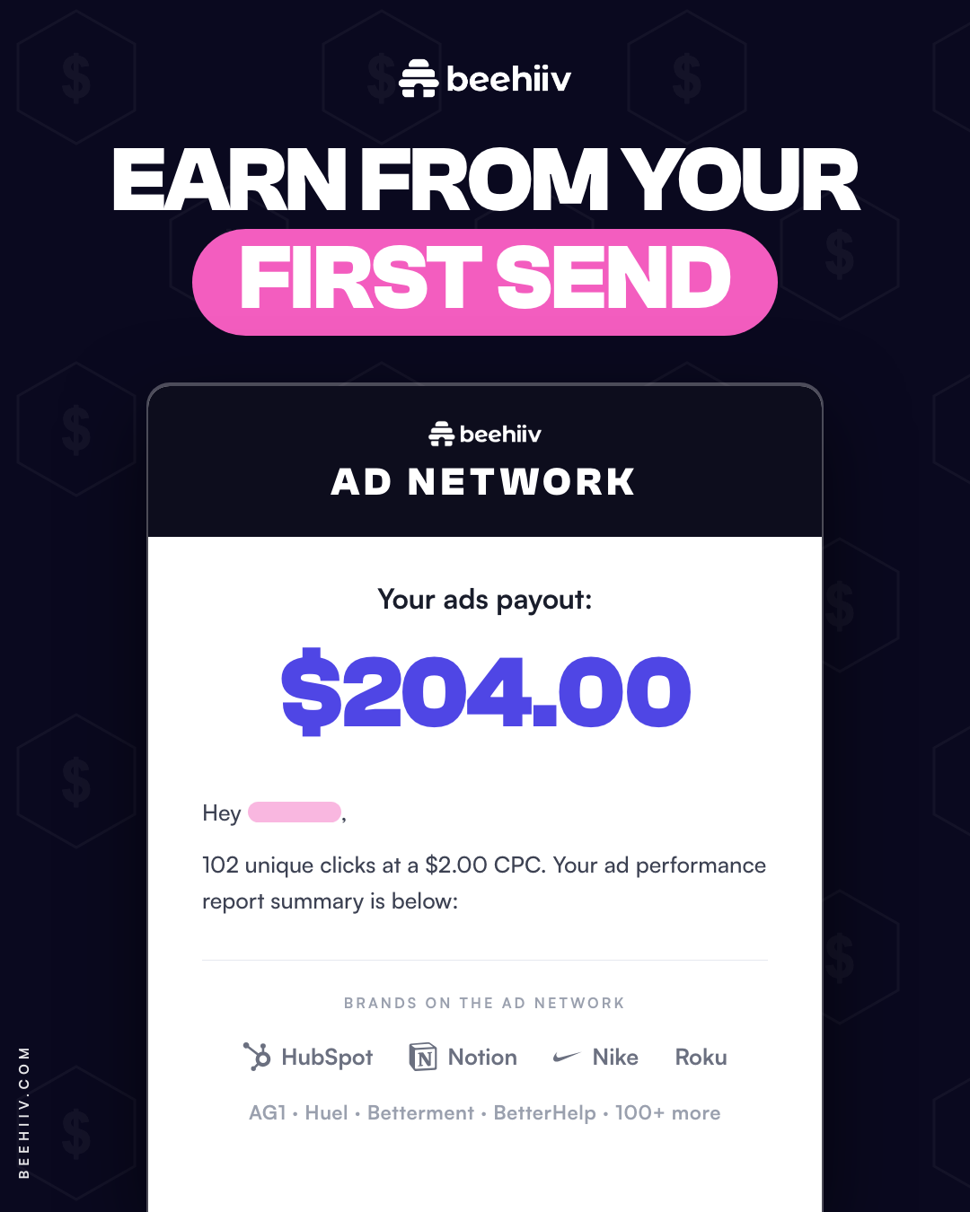 beehiiv Facebook ad