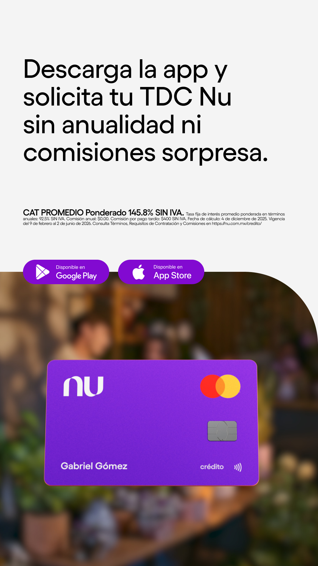 Nu México Facebook ad