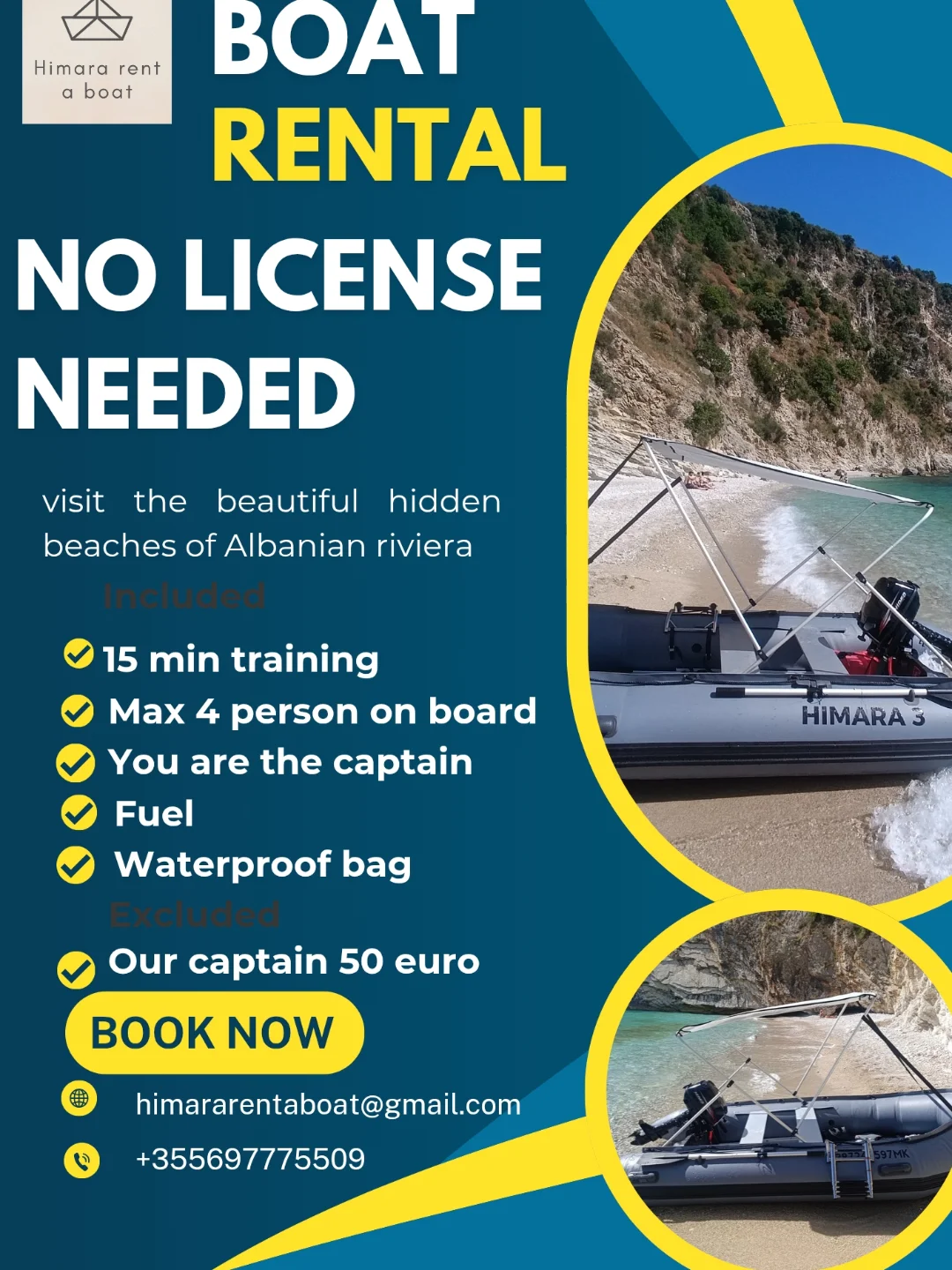 himara.rent.a.boat Facebook ad