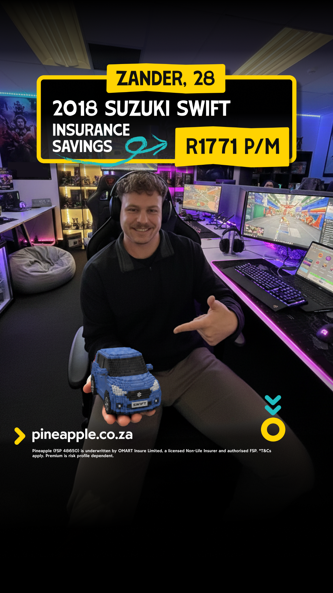 Pineapple Facebook ad