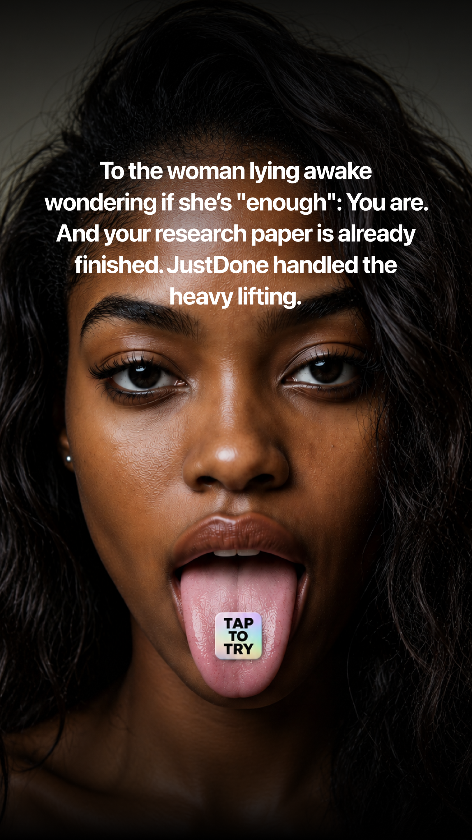 JustDone Facebook ad