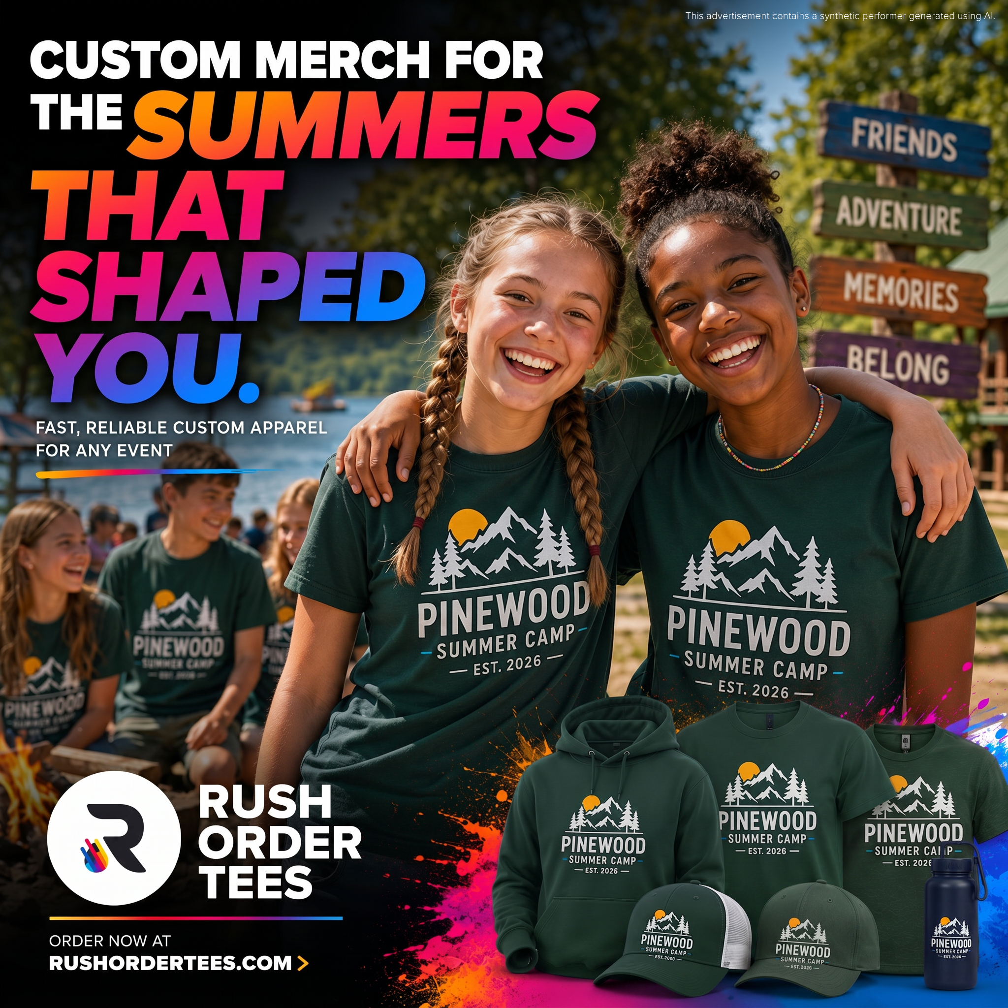 Rush Order Tees Facebook ad