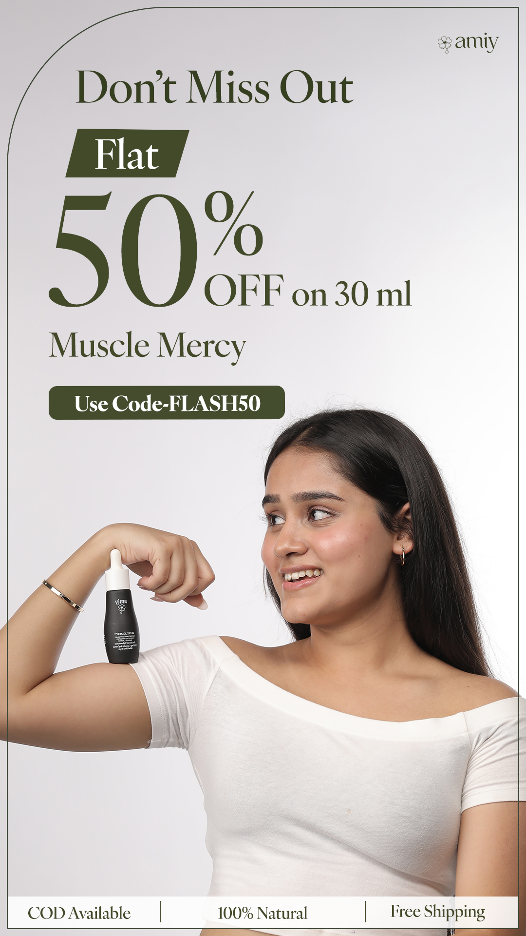 Amiy Naturals Facebook ad