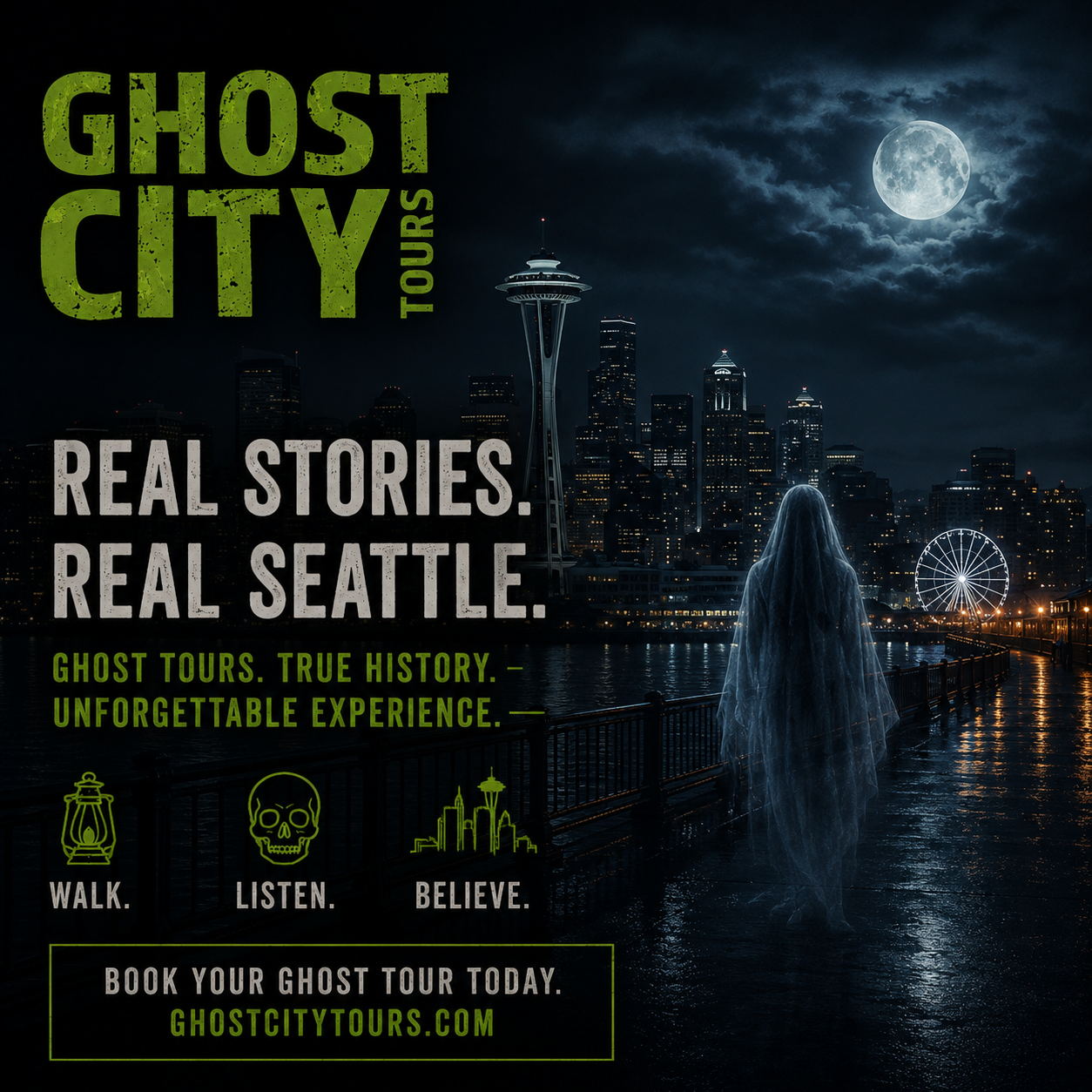 Ghost City Tours Facebook ad