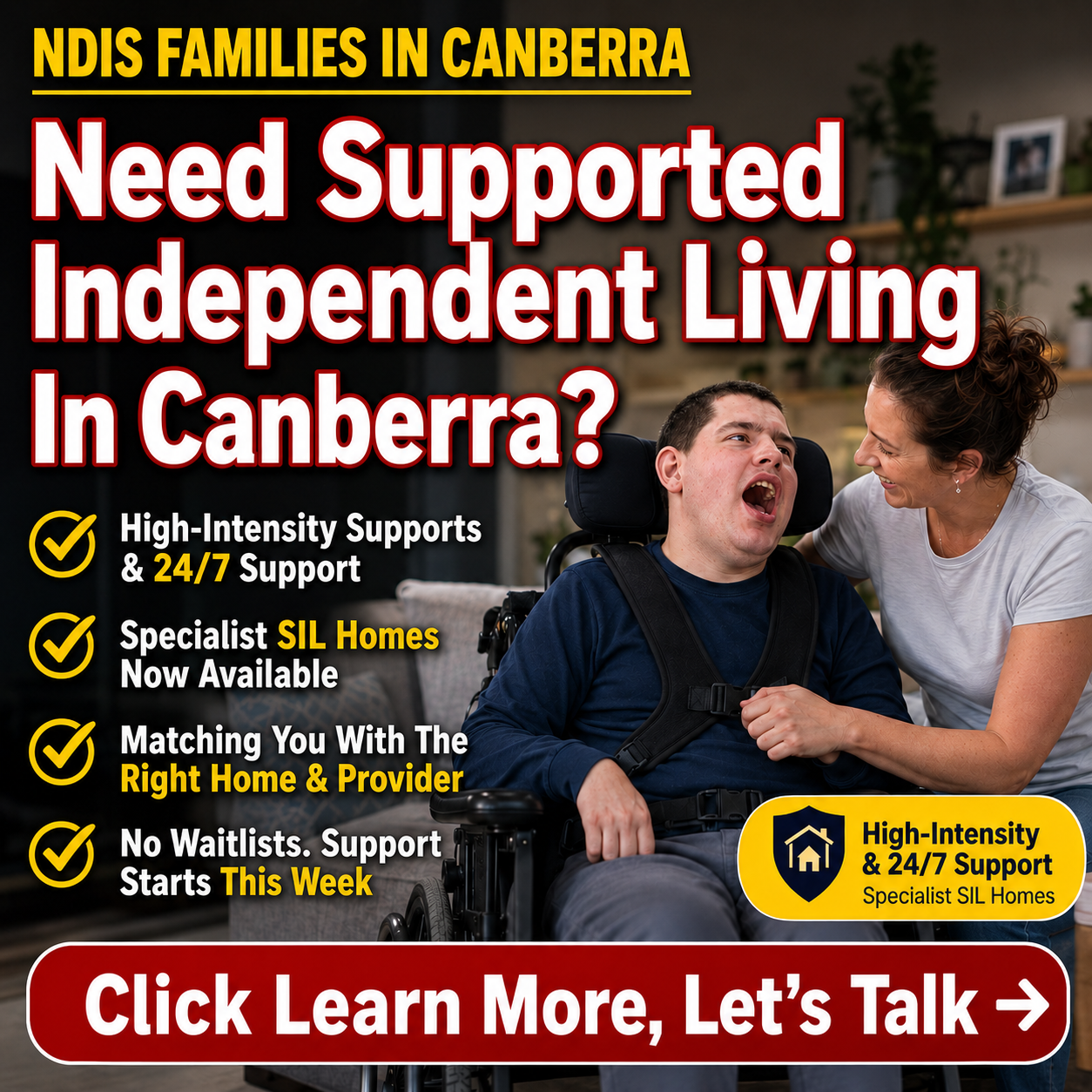 Simply Supported Facebook ad