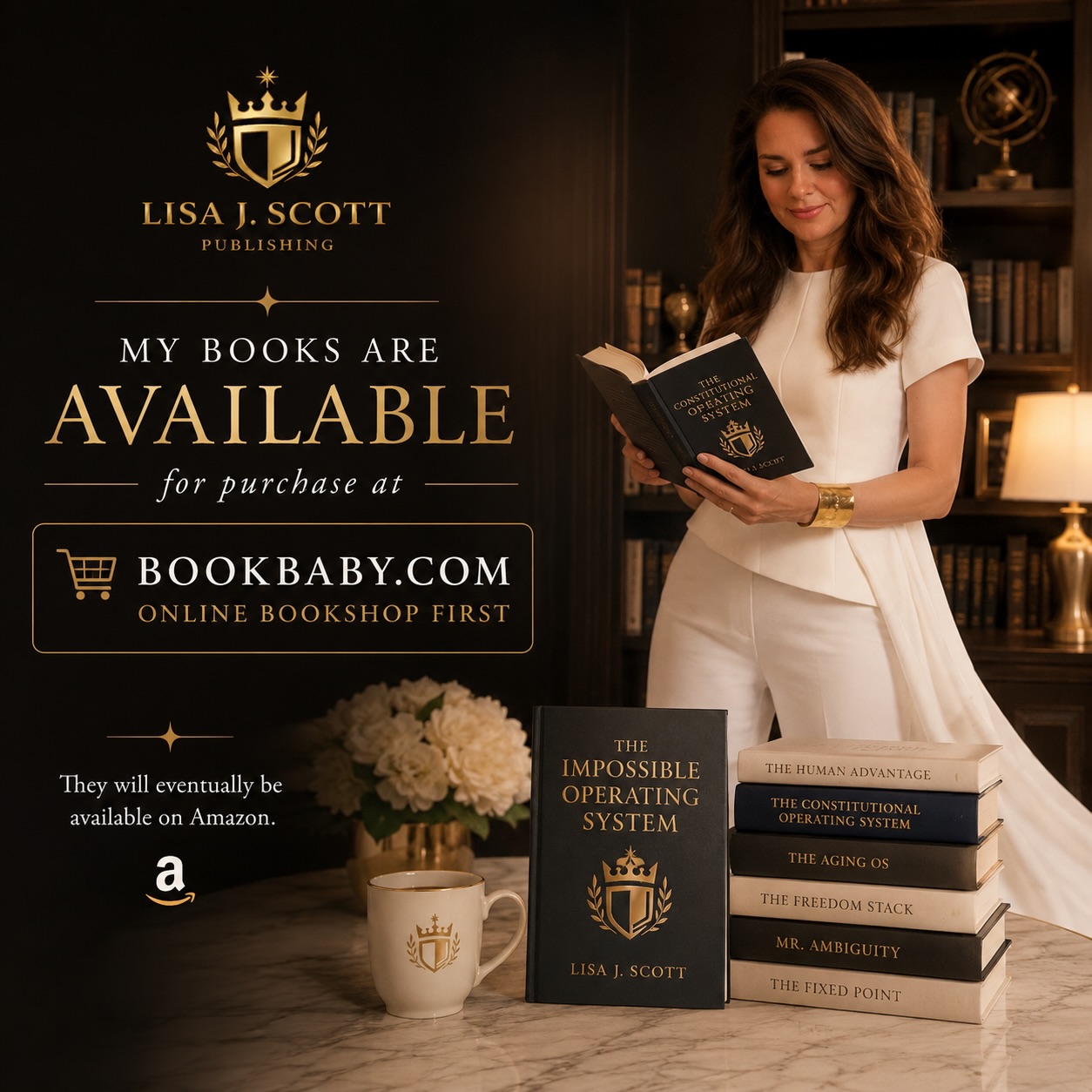 lisajscottpublishing Facebook ad: Where can you purchase my books?