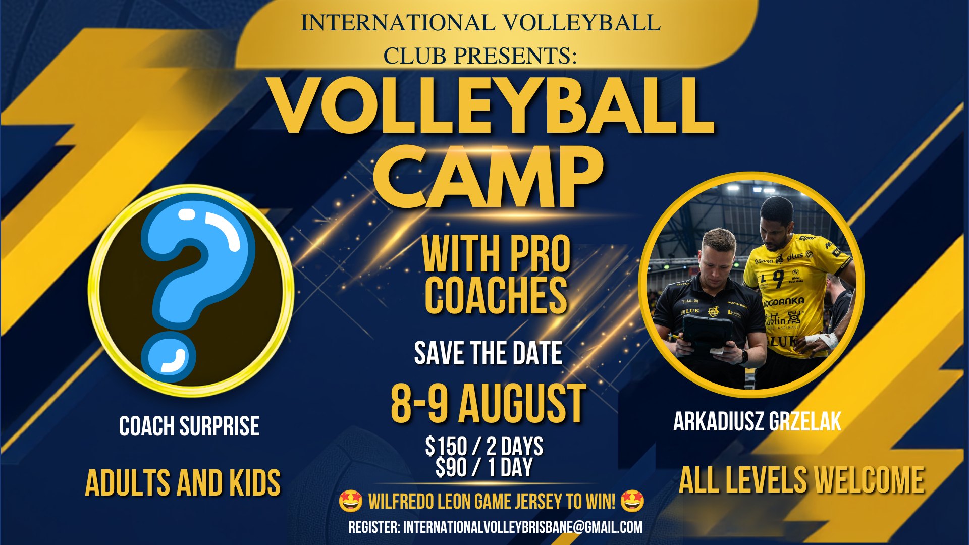International Volleyball Club Brisbane Facebook ad