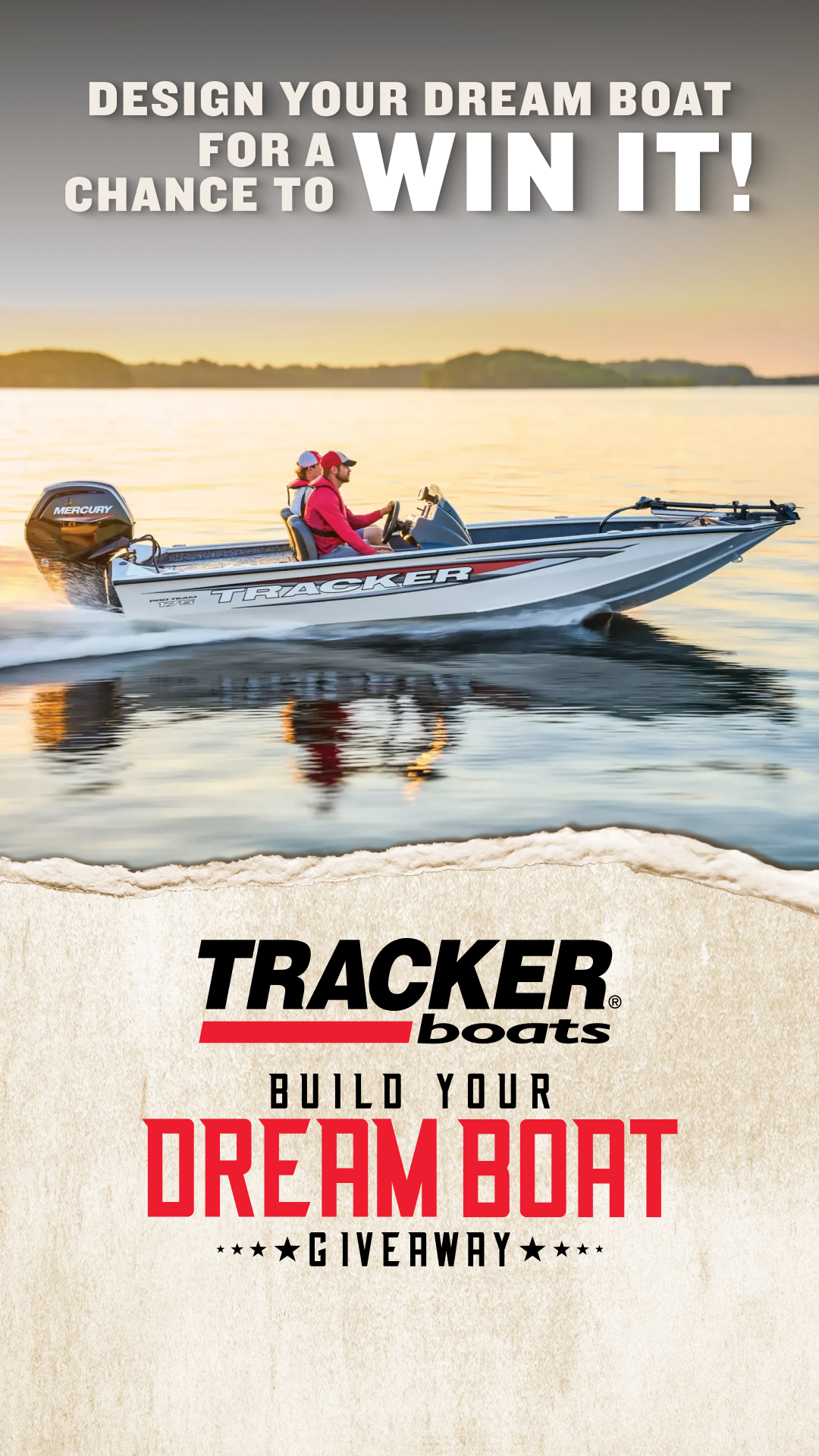 Tracker Boats Facebook ad from May 14, 2026