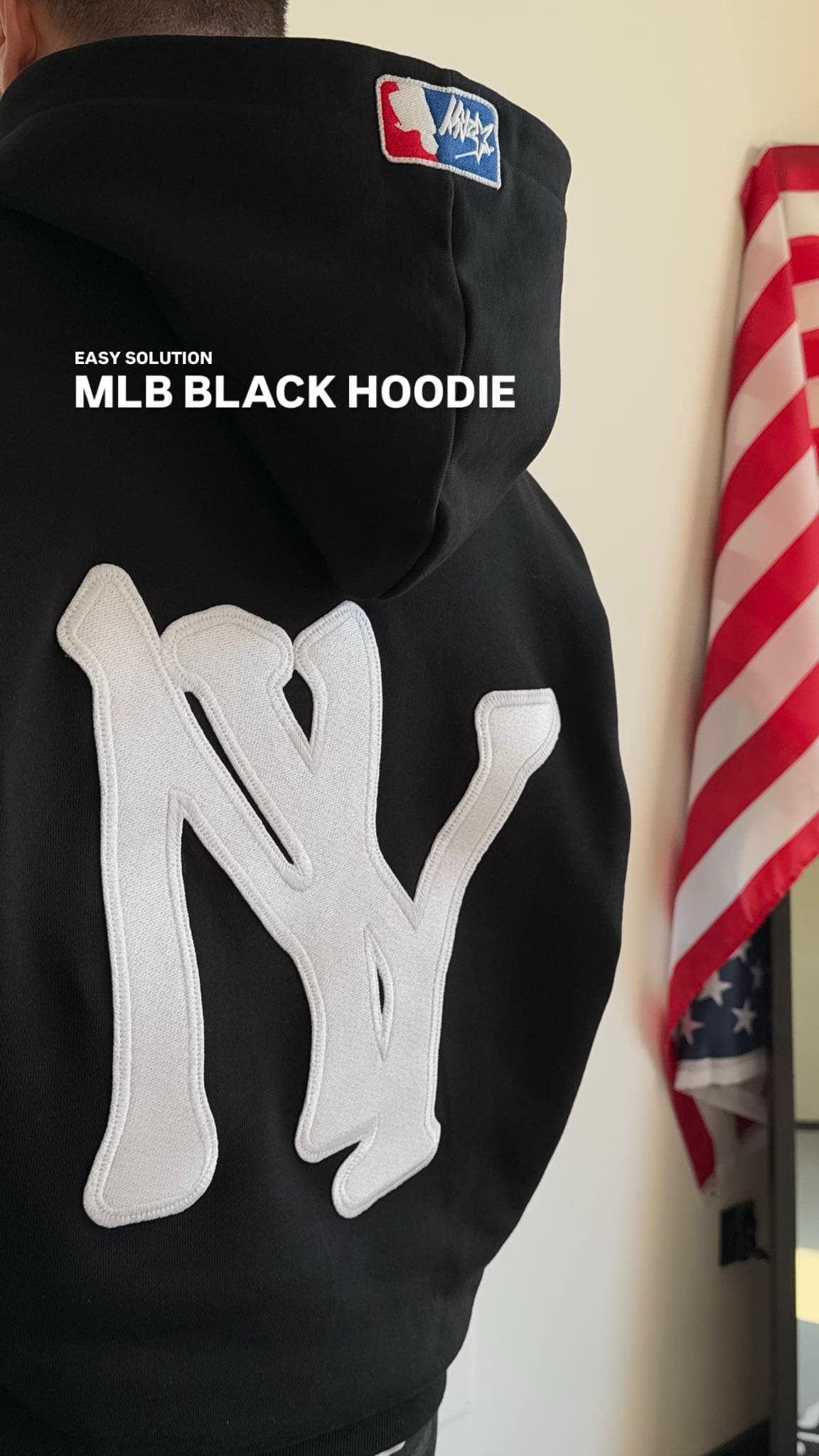 easysolutionclo Facebook ad: NEW YORK EMBROIDERED HOODIE