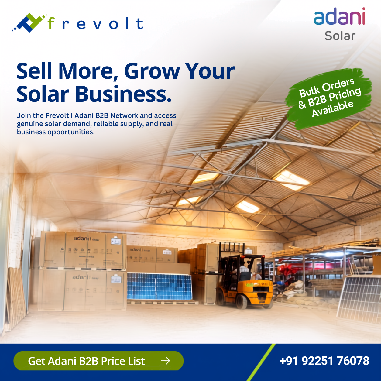 frevolt Facebook ad: Solar Panels Supply, Now Closer to You.