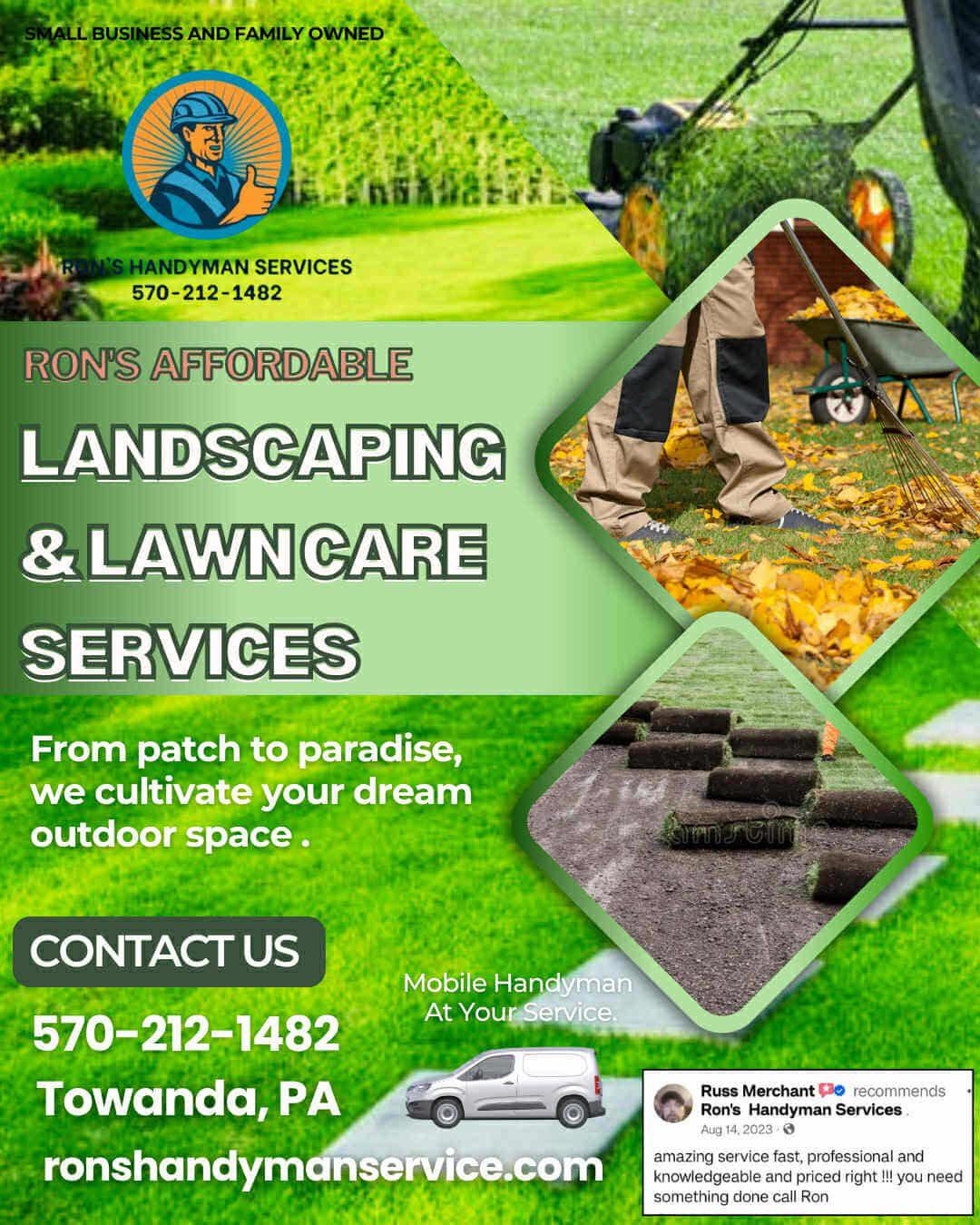 Ron's  Handyman Services  Facebook ad