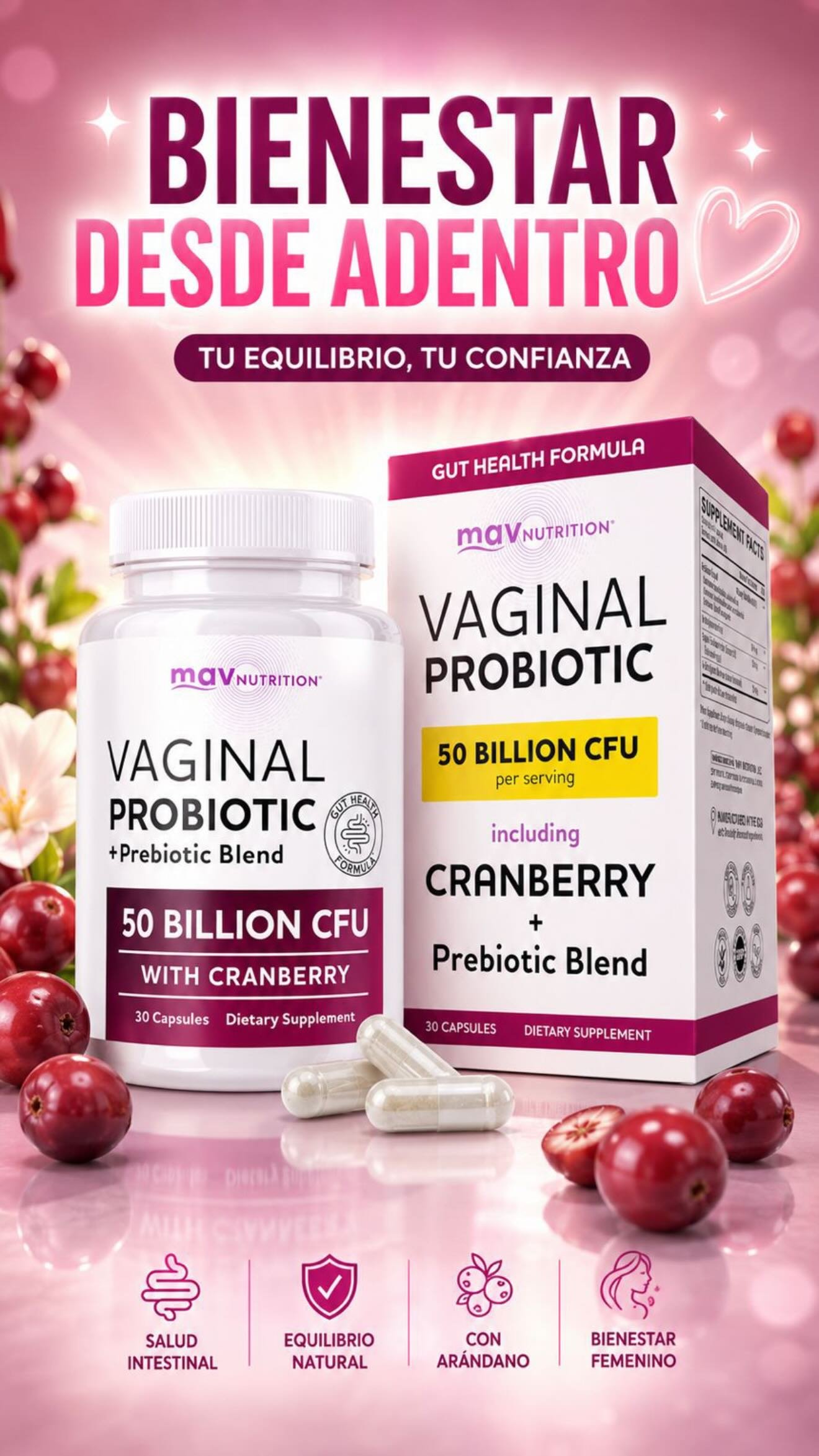 Yai Finds Daily Facebook ad: Vaginal Probiotics | 50 Billion CFU for Vaginal Health &…