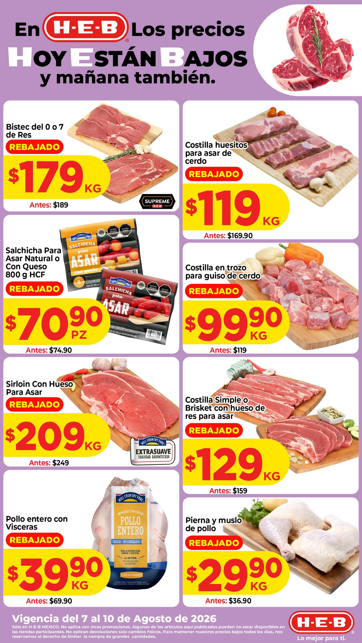 H-E-B México Facebook ad