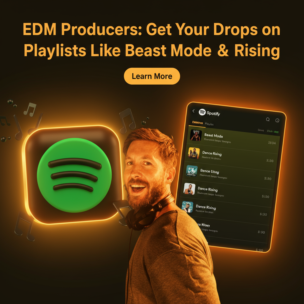 Playlist Booker Facebook ad