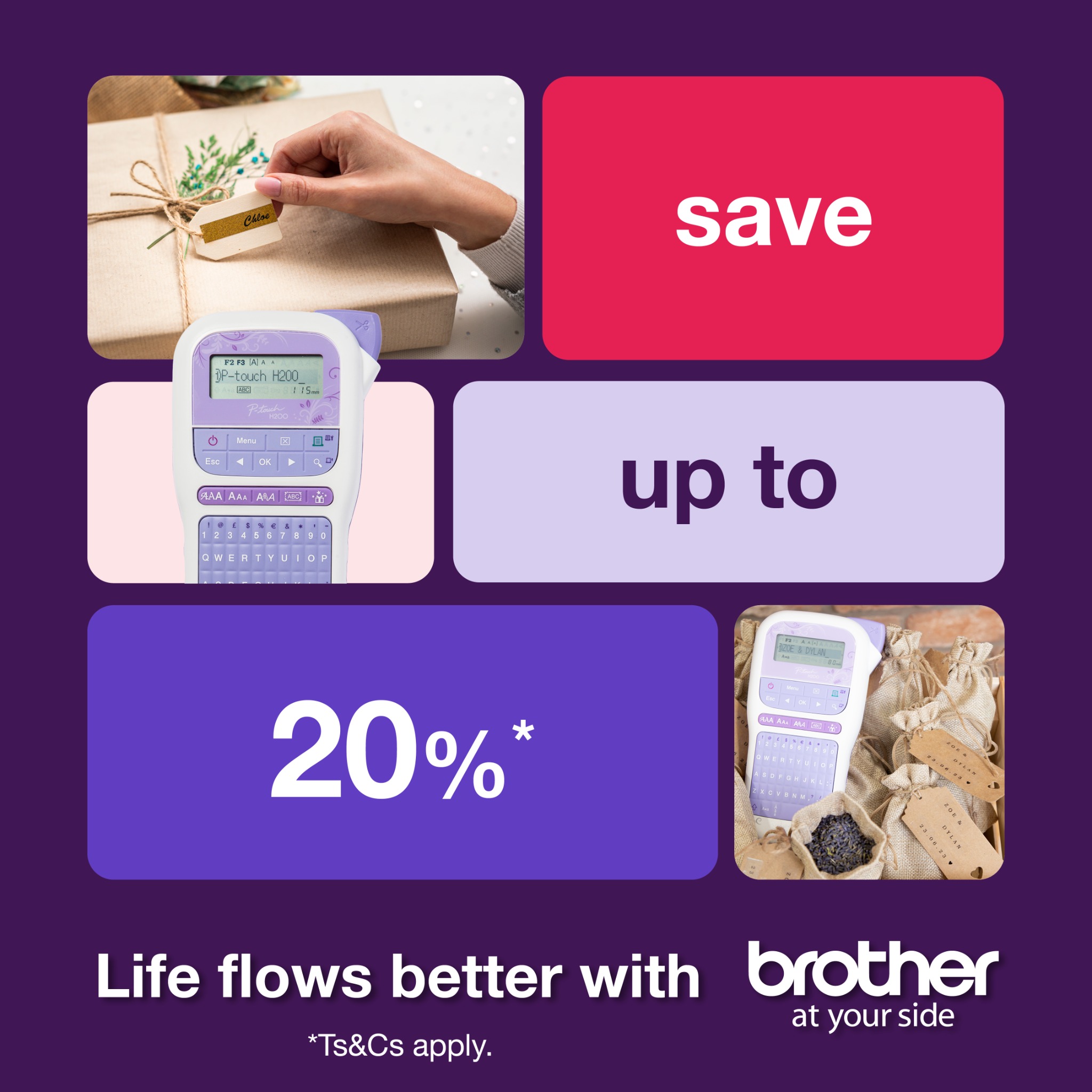 Brother UK Facebook ad: Life flows better with Brother