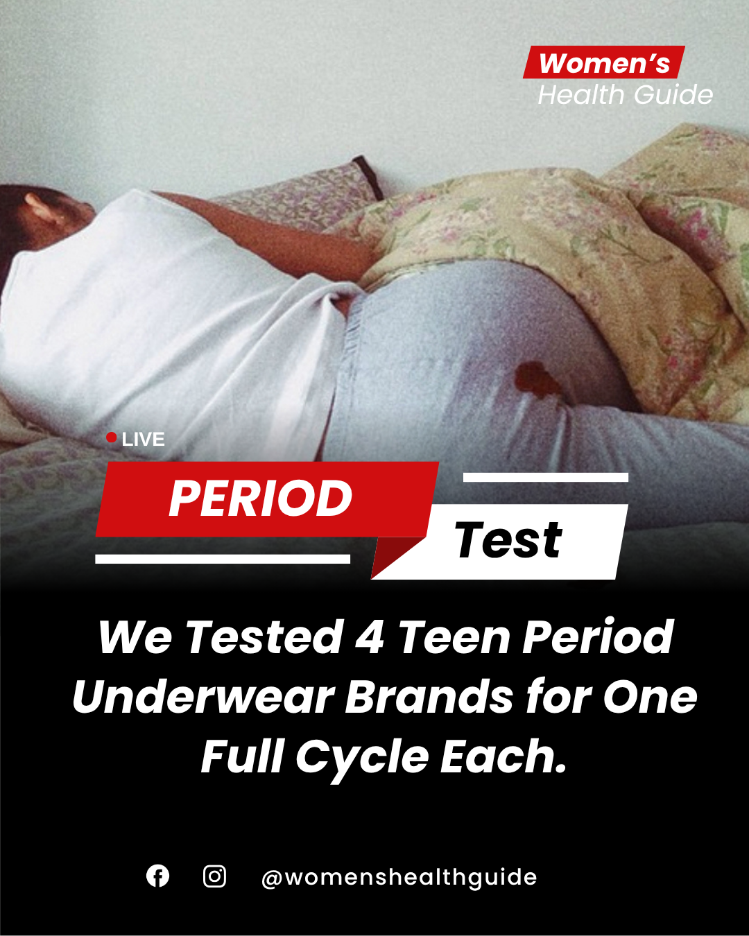 Women's Health Guide Facebook ad