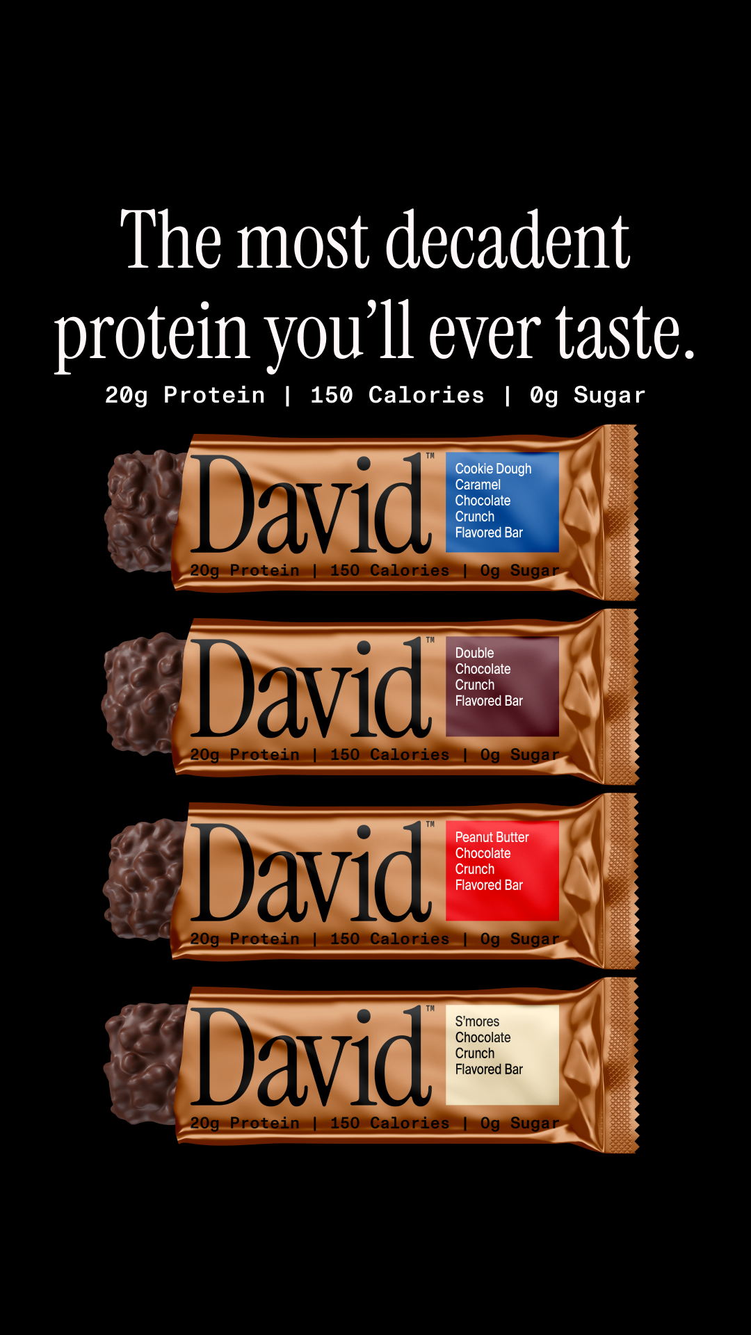 David Protein Facebook ad