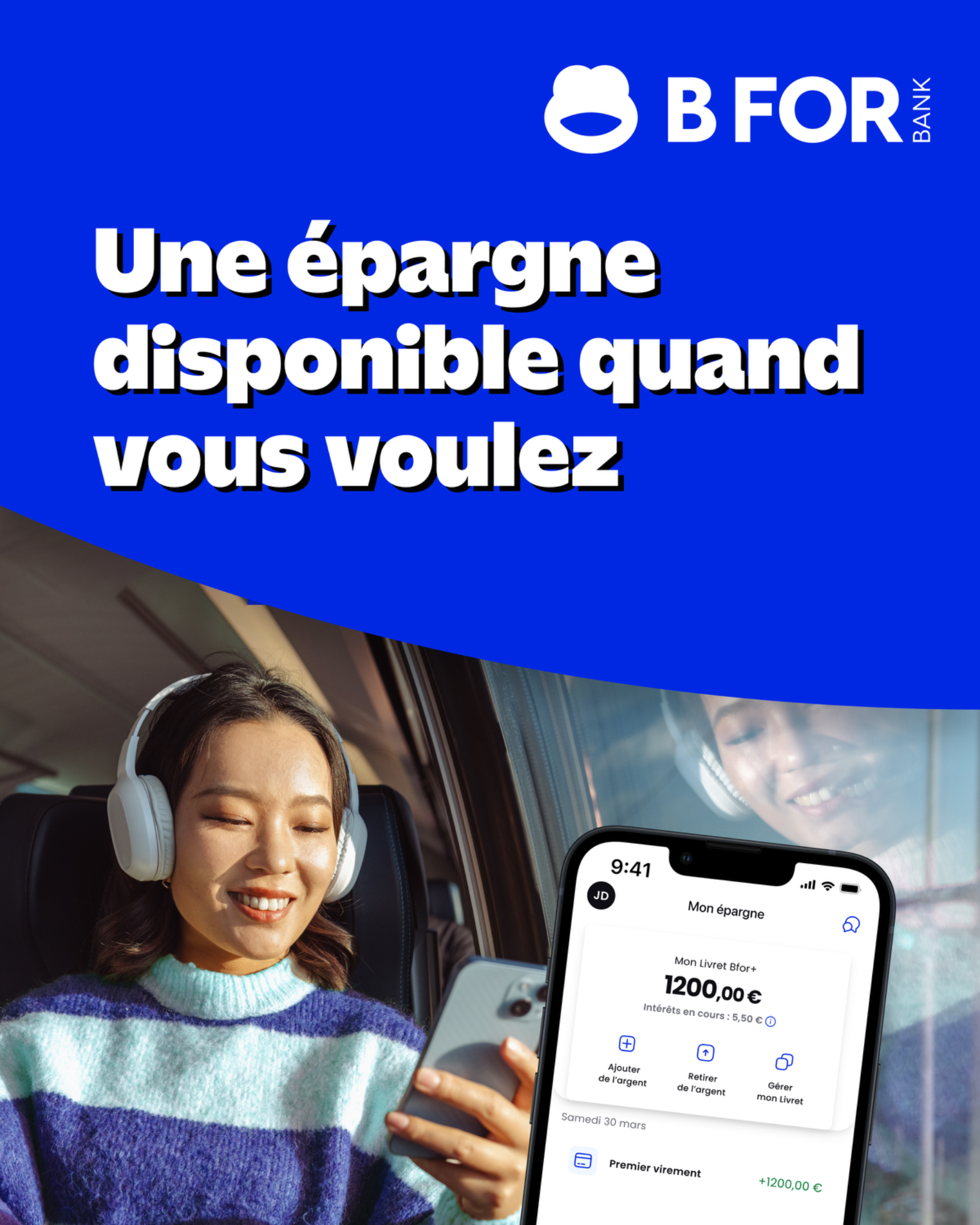 BforBank Facebook ad