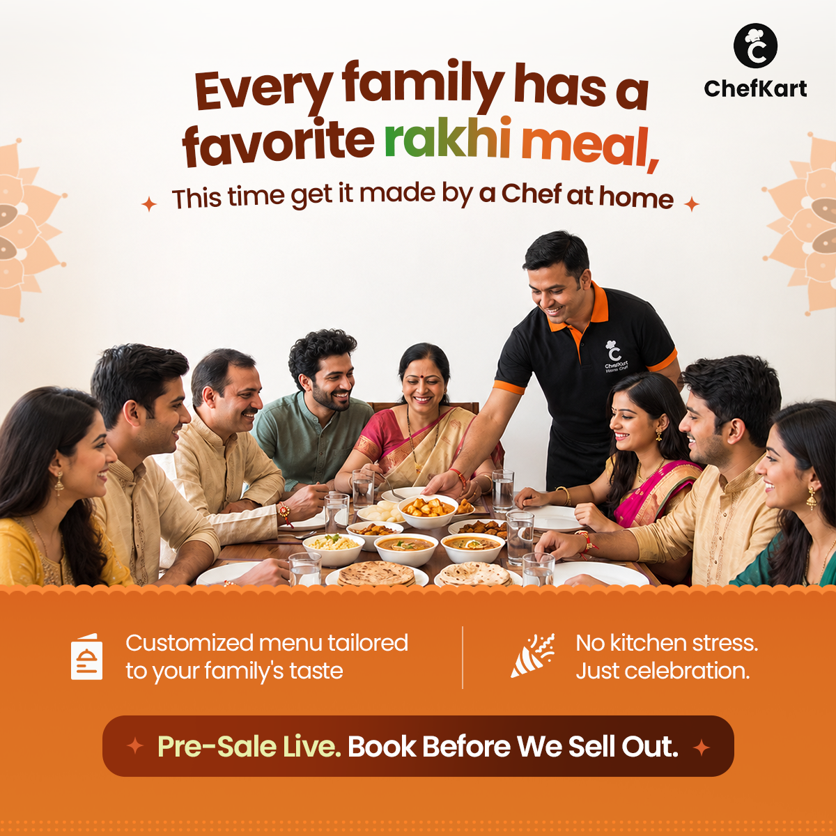 ChefKart Facebook ad: ChefKart: Home-Chef in minutes