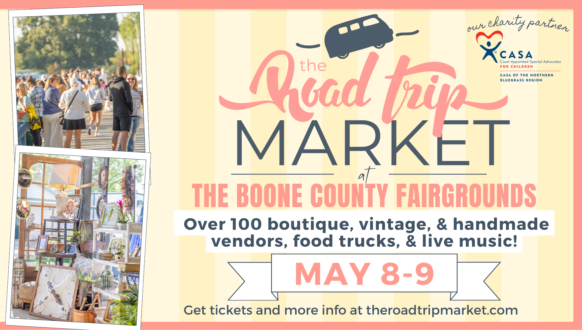 The Road Trip Market Facebook ad: The Road Trip Market Spring Market