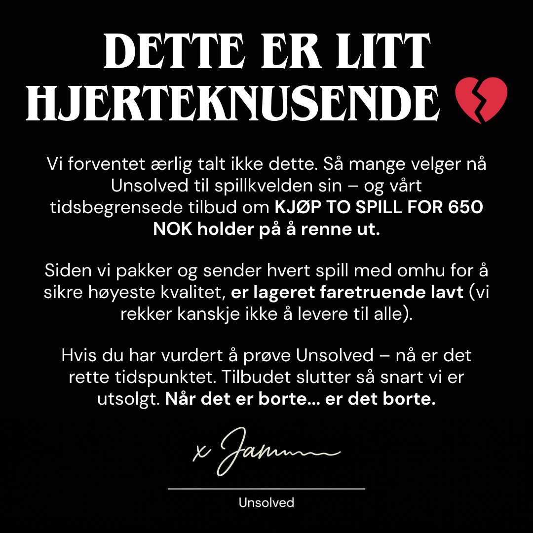 ARKIV by Unsolved - Mordgåter å løse hjemme Facebook ad