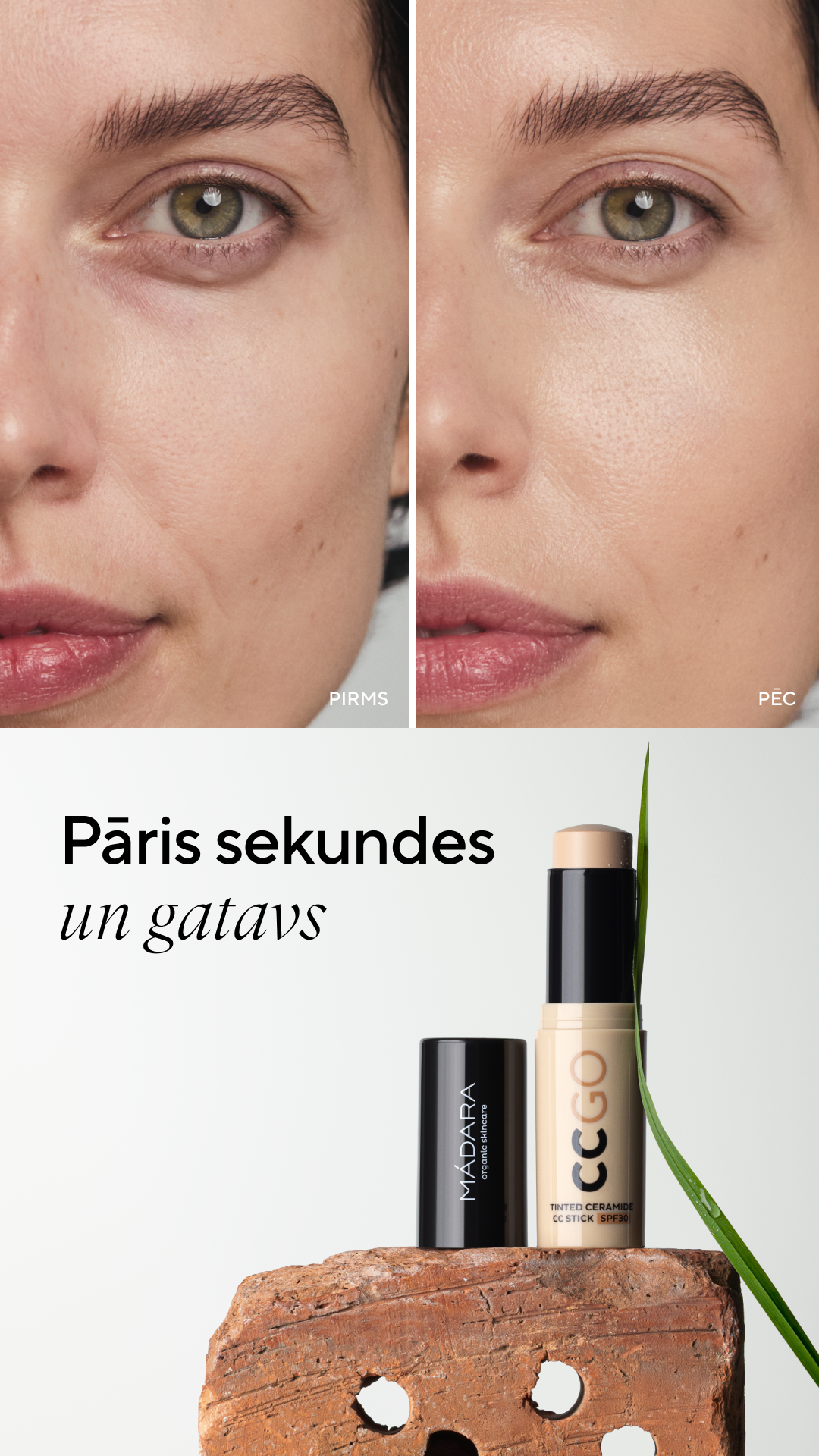 Mádara Organic Skincare Facebook ad