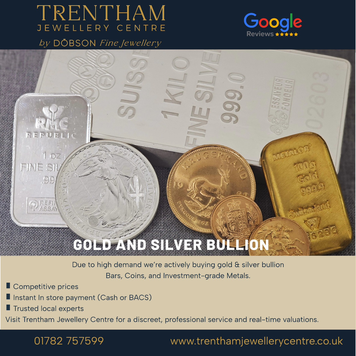 Trentham Jewellery Centre Facebook ad